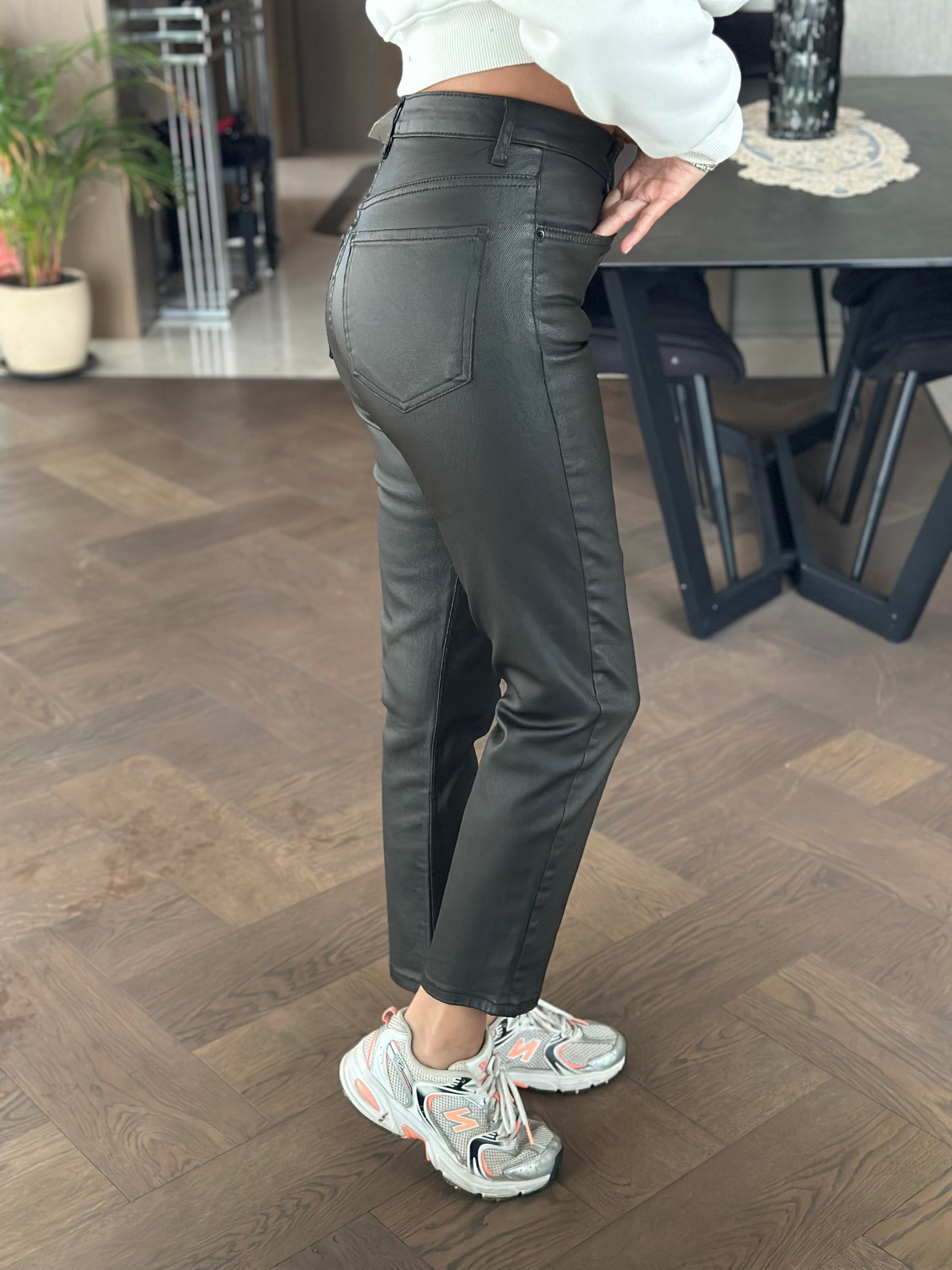 Haki Mumlu Marka Model Kadın Jean Pantolon