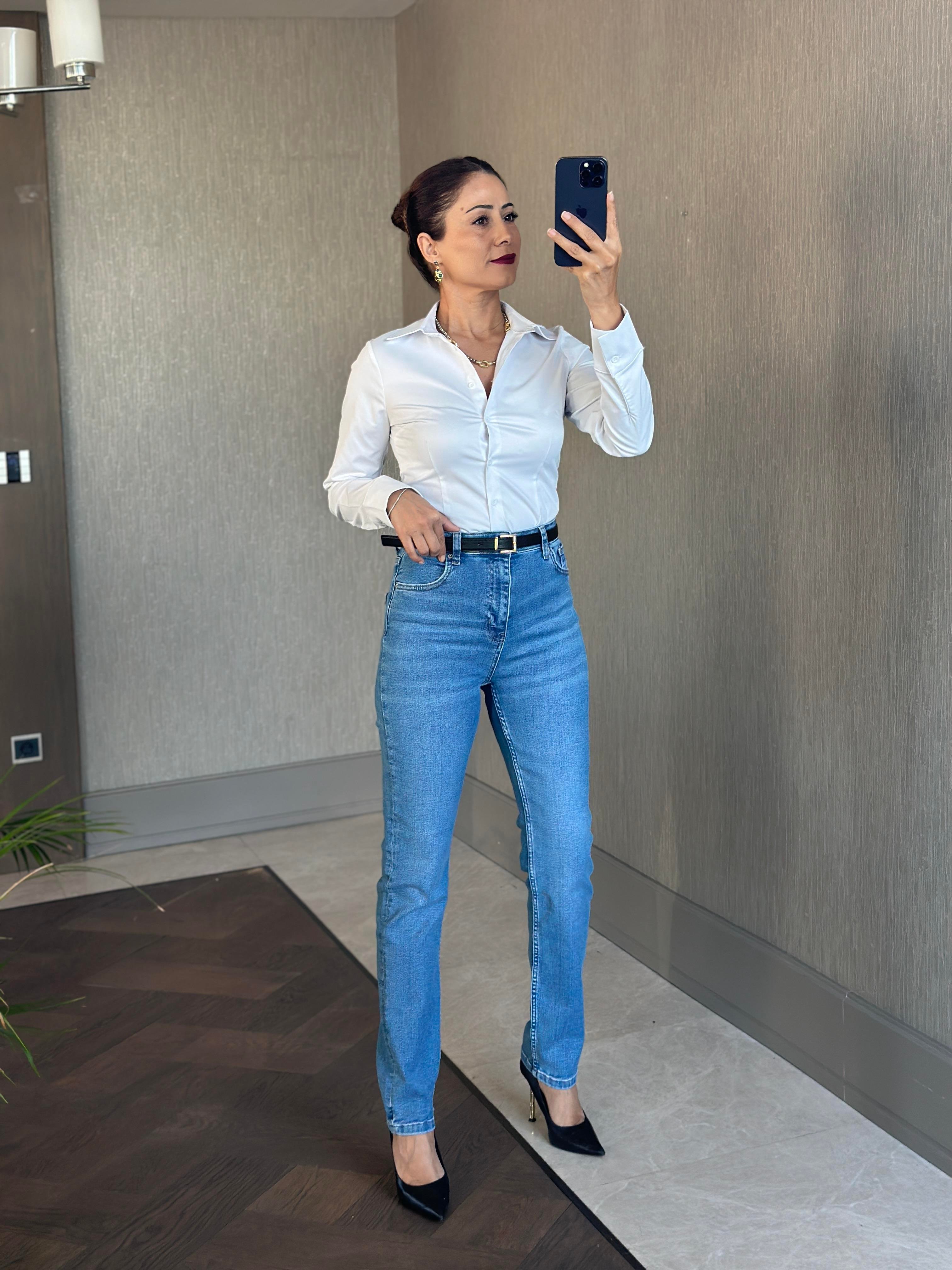 Mavi Straight Fit Kadın Jean Pantolon
