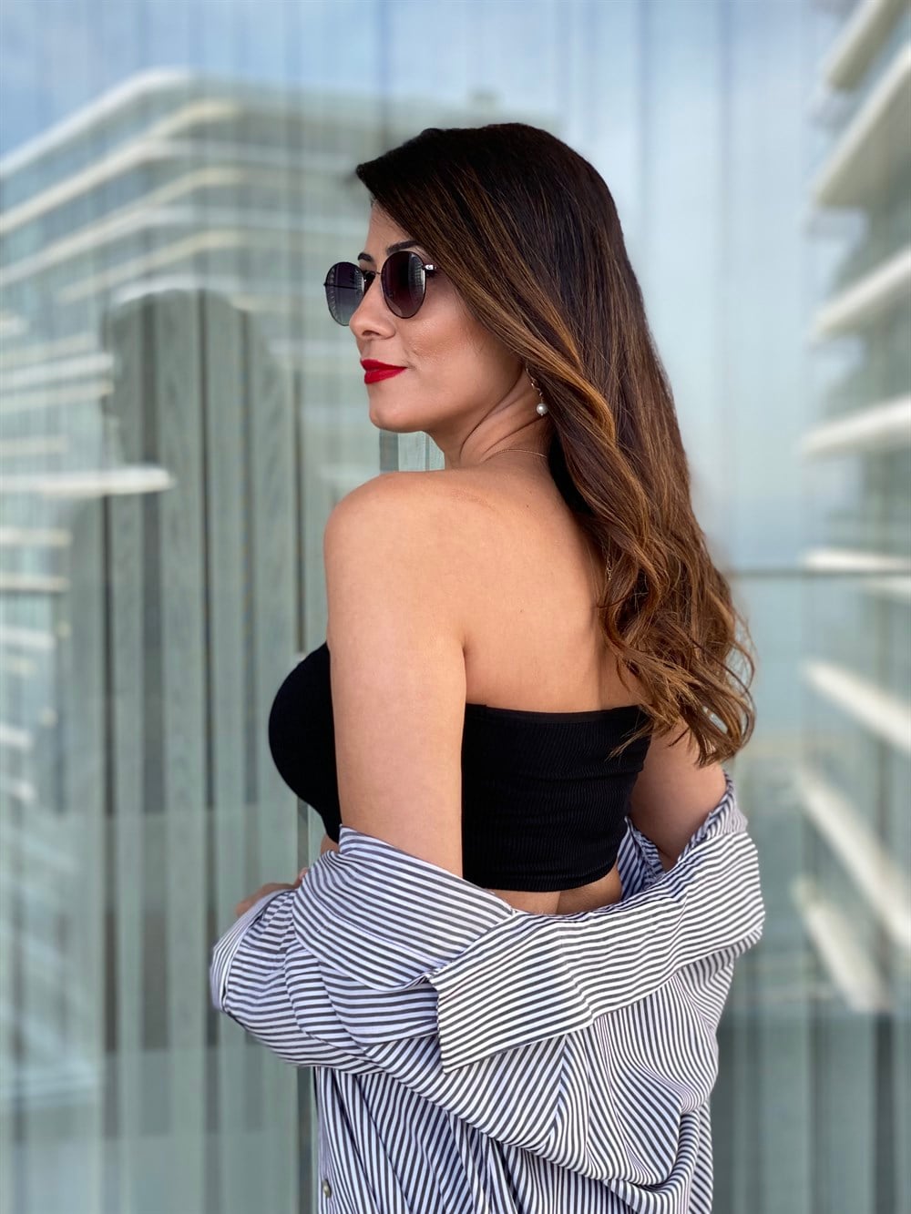 Siyah Fitilli Bustiyer