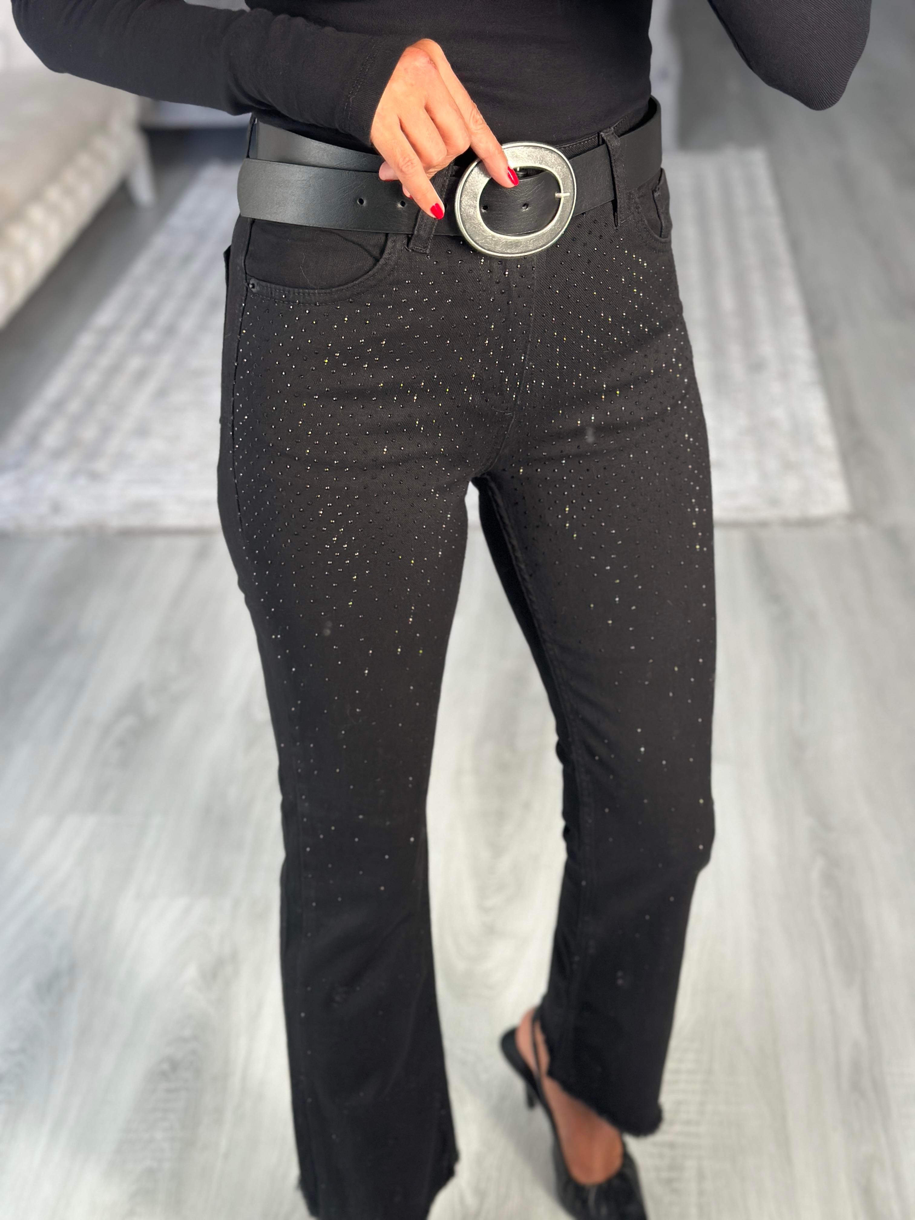 Siyah Kalay Oval Tokalı Kadın Kemer