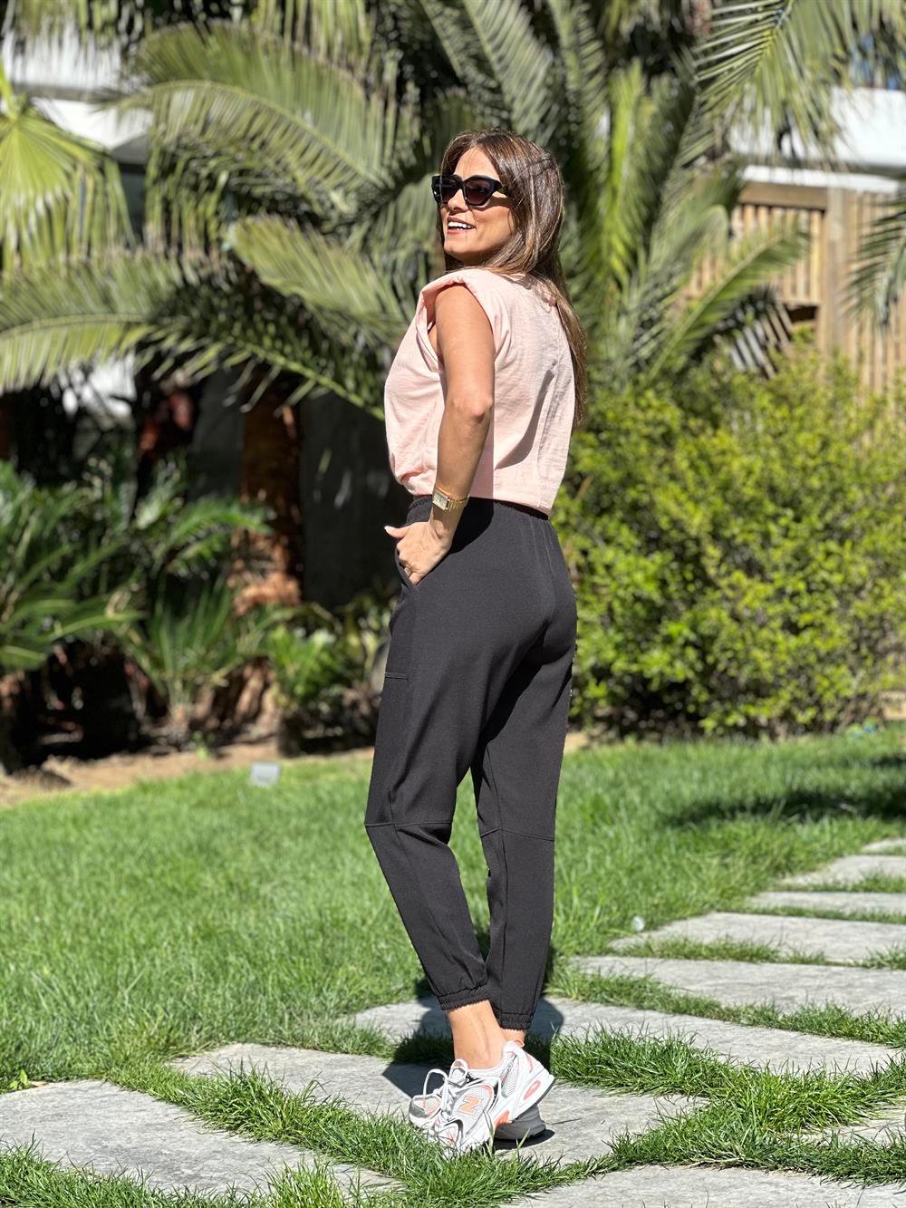 Somon Vatkalı Basic Kadın T-Shirt