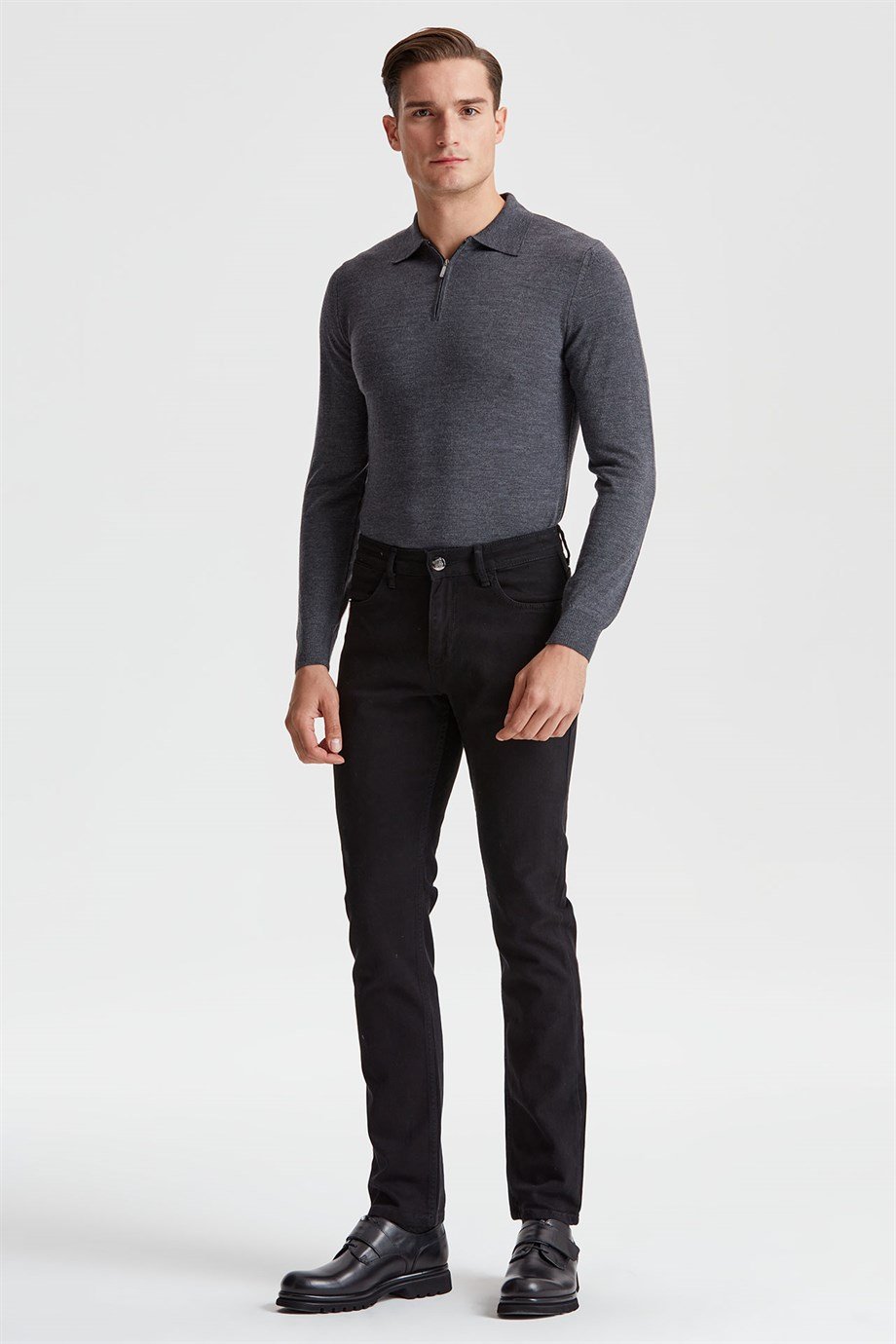 5 Cep Siyah Chino Erkek Pantolon