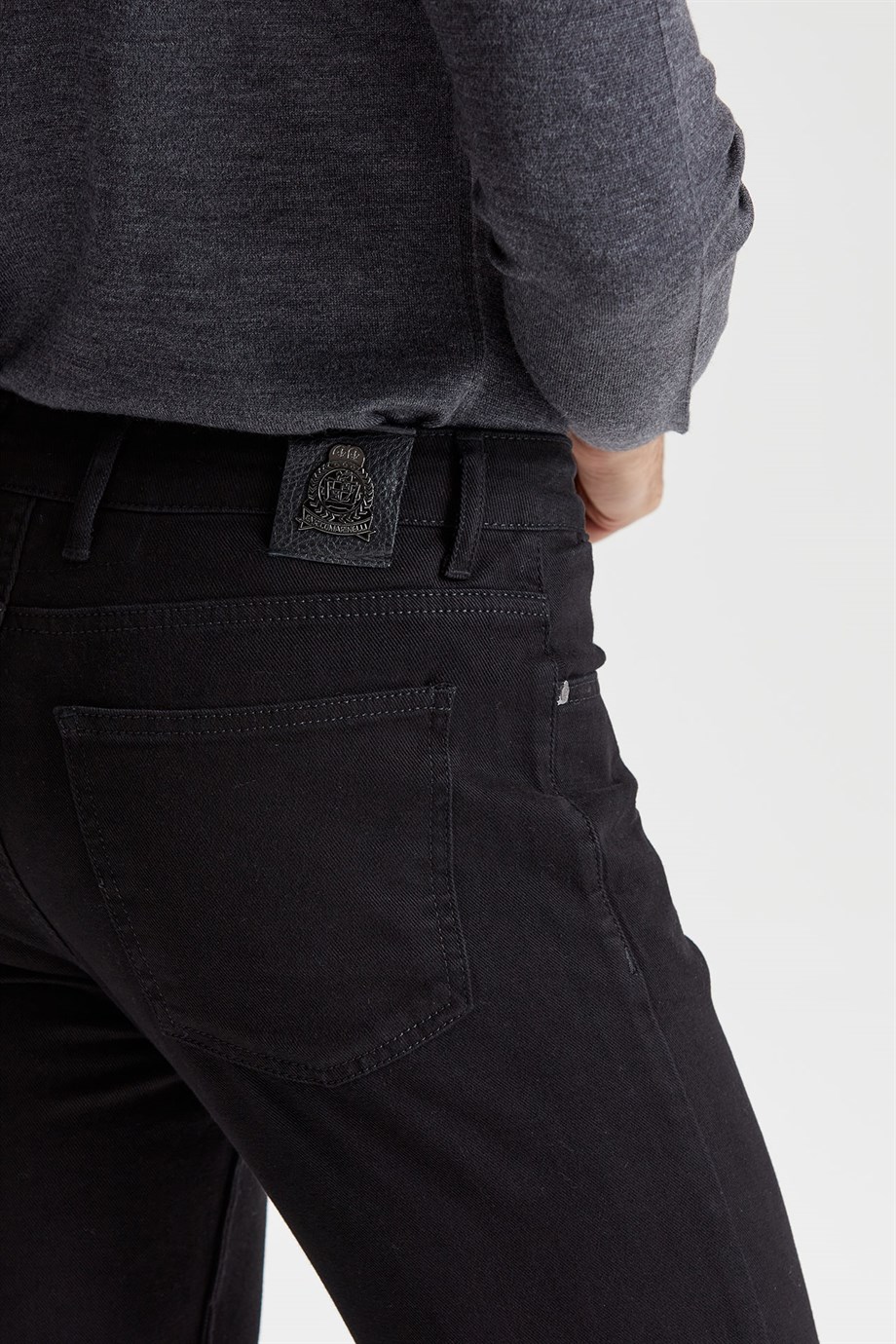5 Cep Siyah Chino Erkek Pantolon