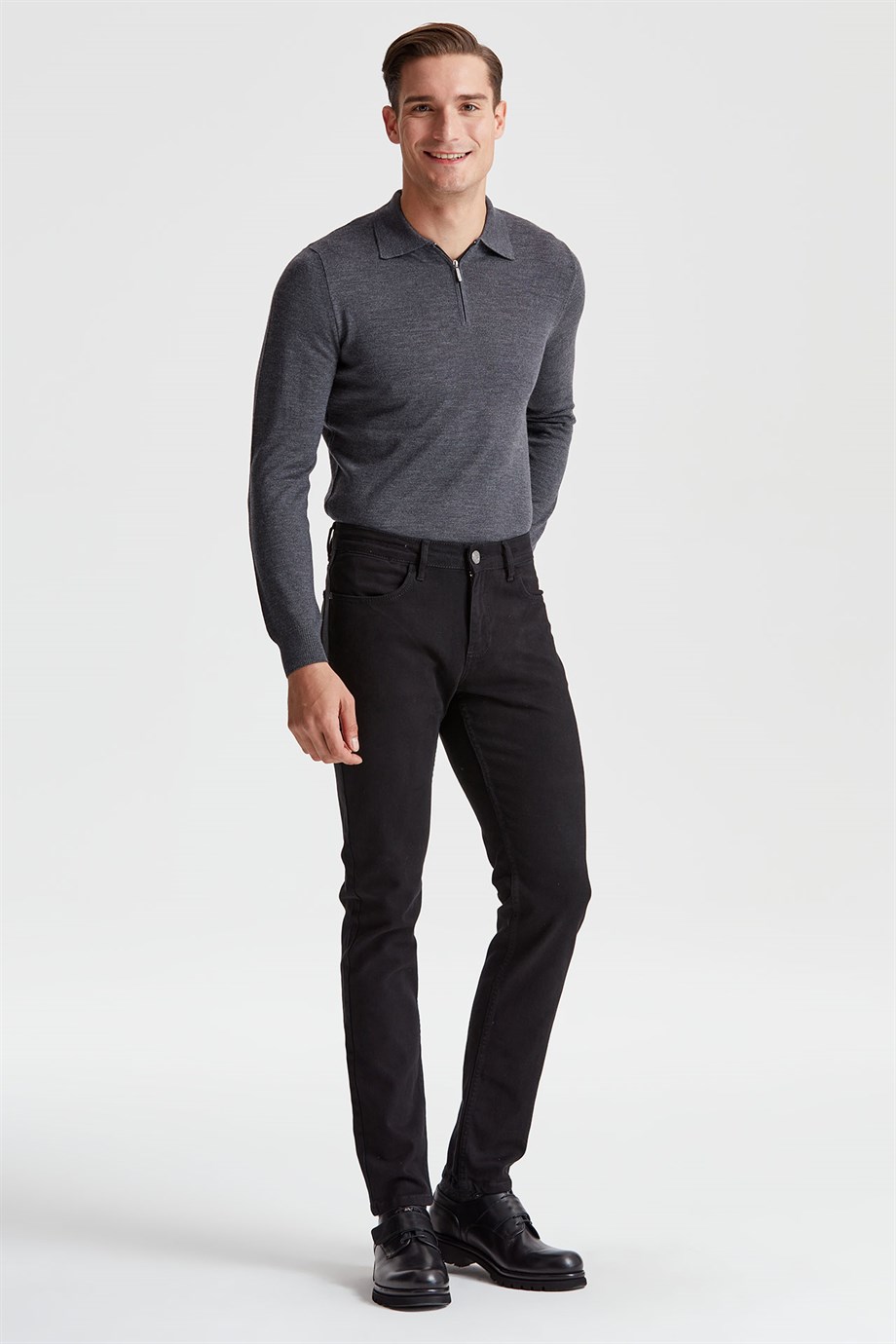 5 Cep Siyah Chino Erkek Pantolon