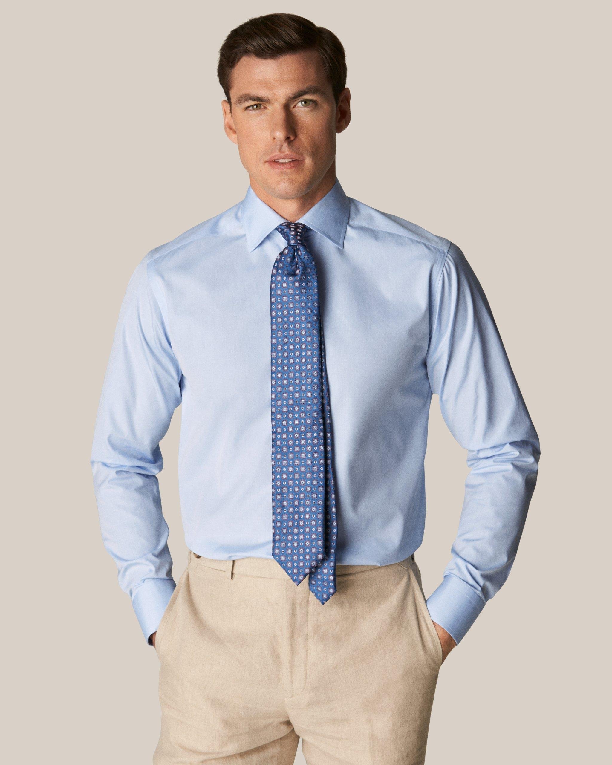 Açık Mavi Comfort Poplin Gömlek