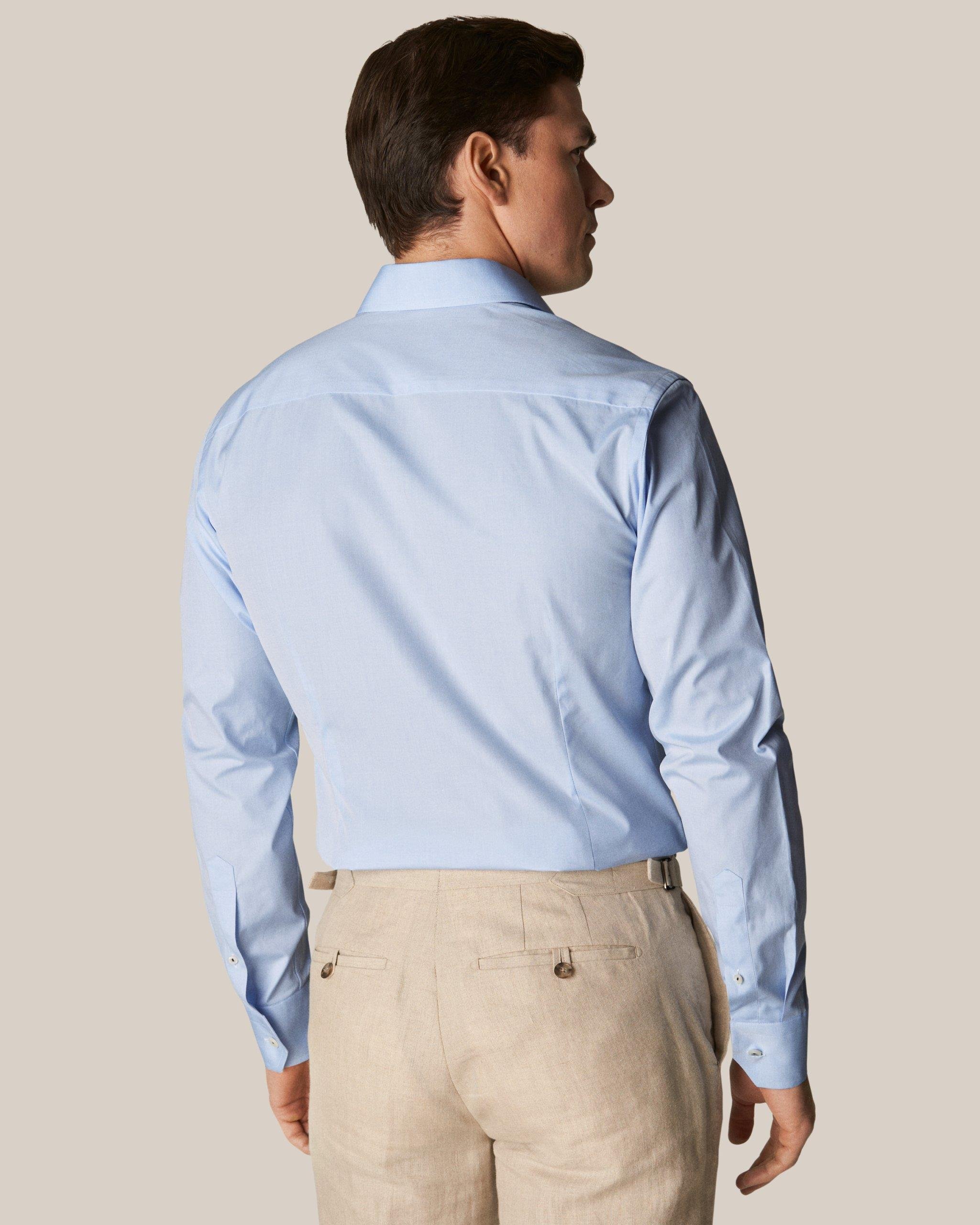 Açık Mavi Comfort Poplin Gömlek