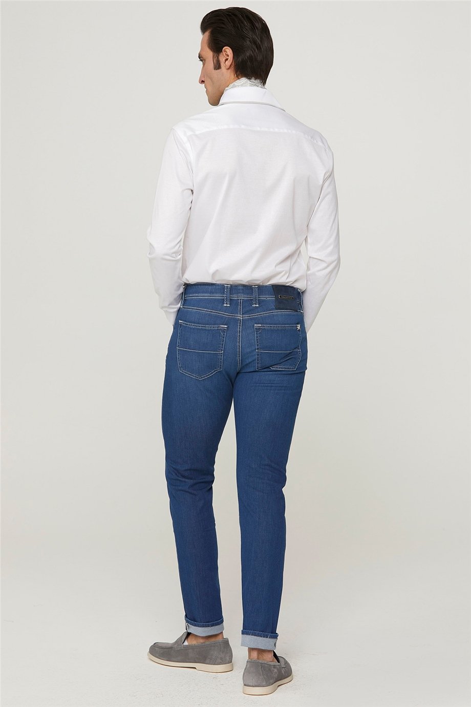 Açık Mavi Michelangelo Slim Denim Pantolon