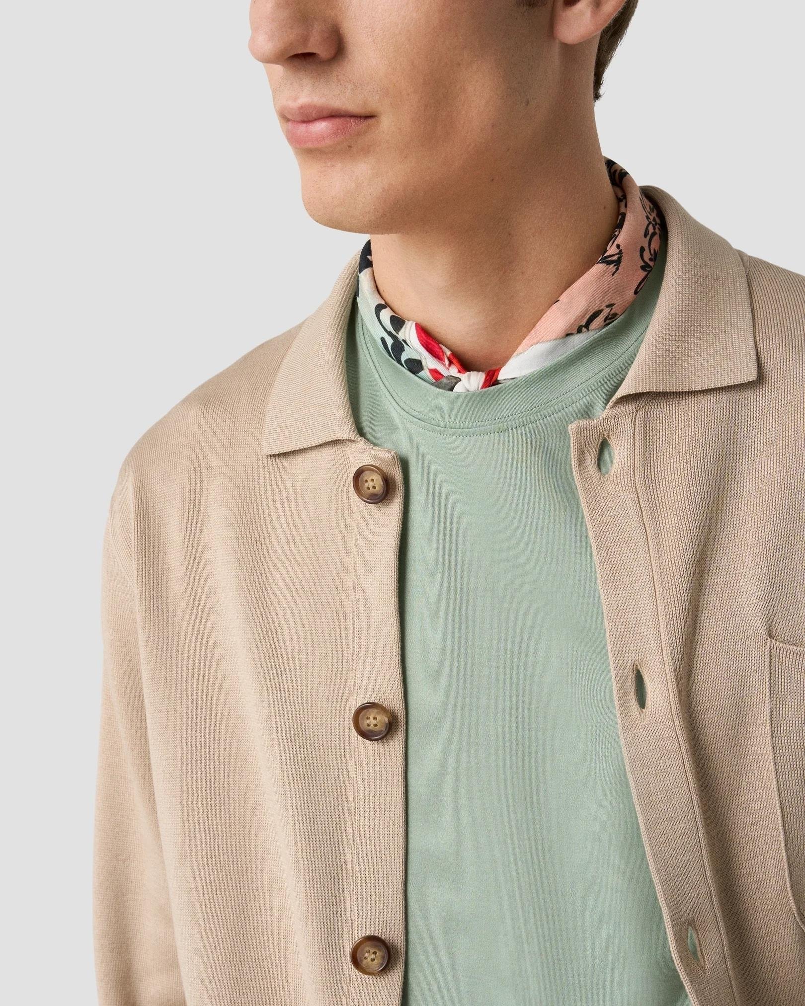 Açık Yeşil Filo Di Scozia T-Shirt