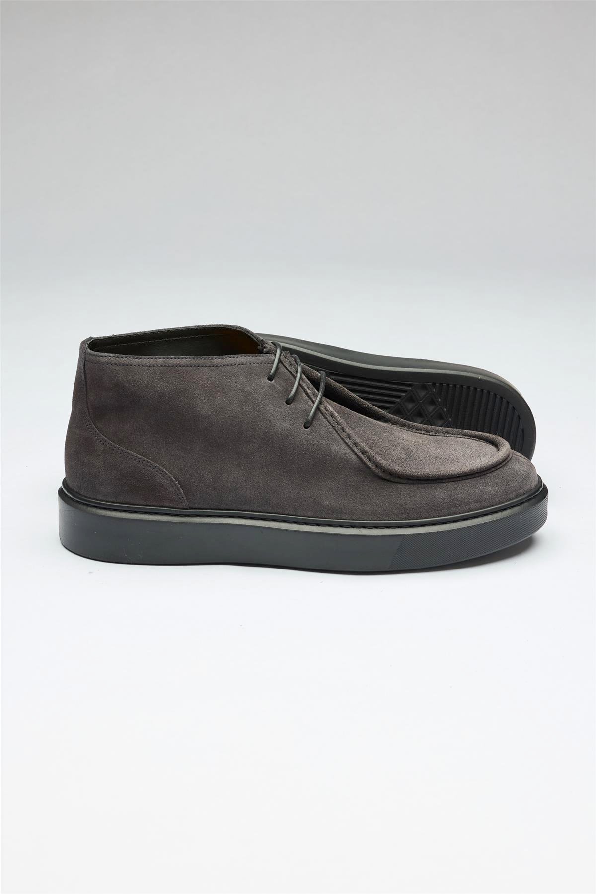 Antrasit Gri Chukka Süet Bot