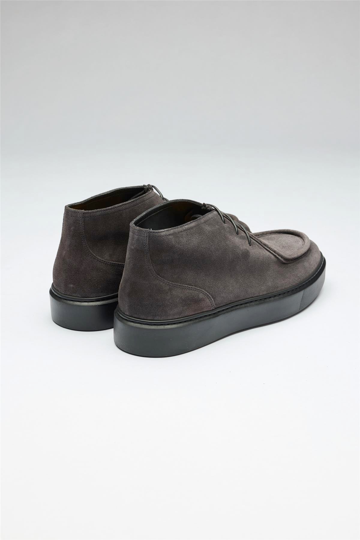 Antrasit Gri Chukka Süet Bot