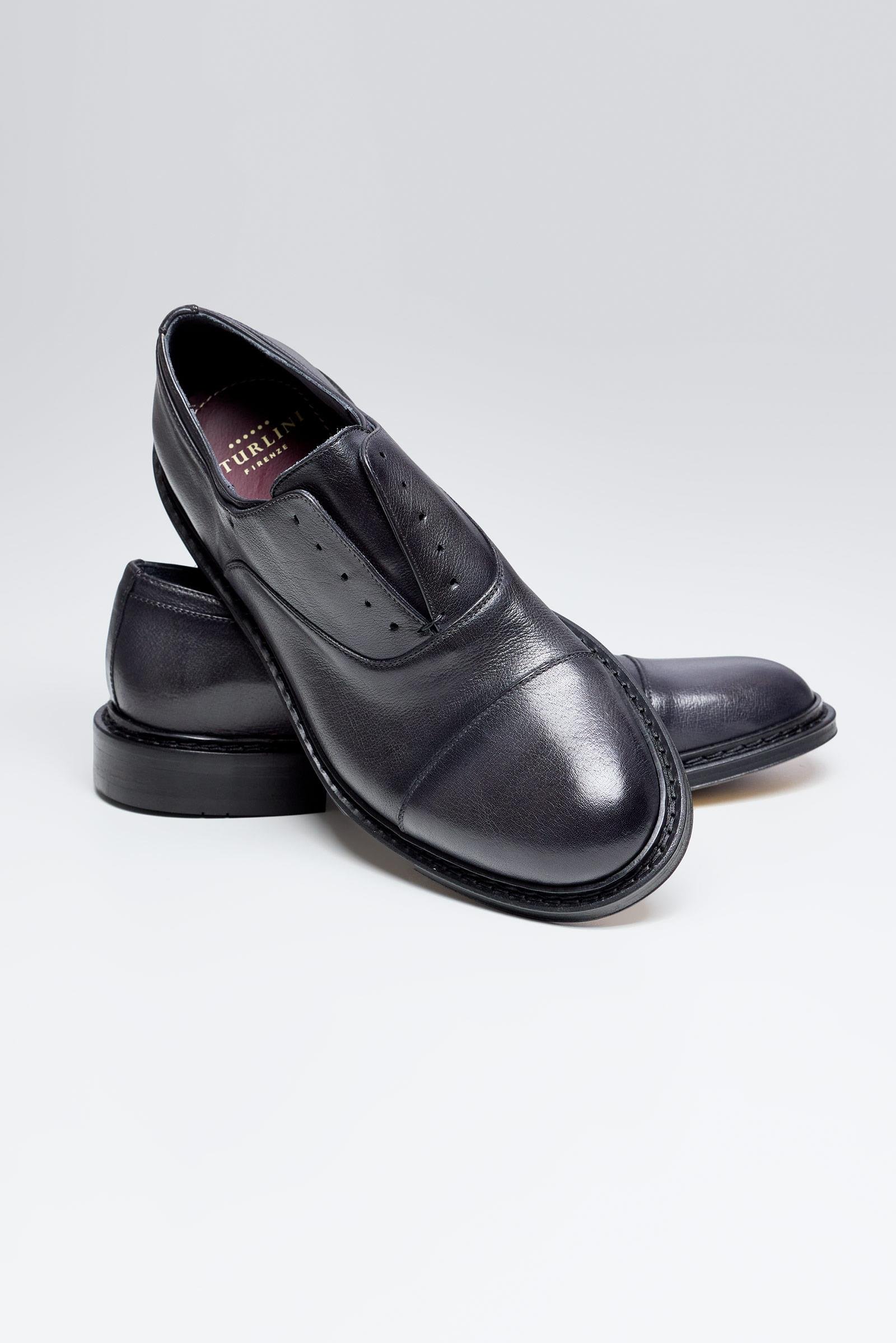 Antrasit Gri Deri Ayakkabı