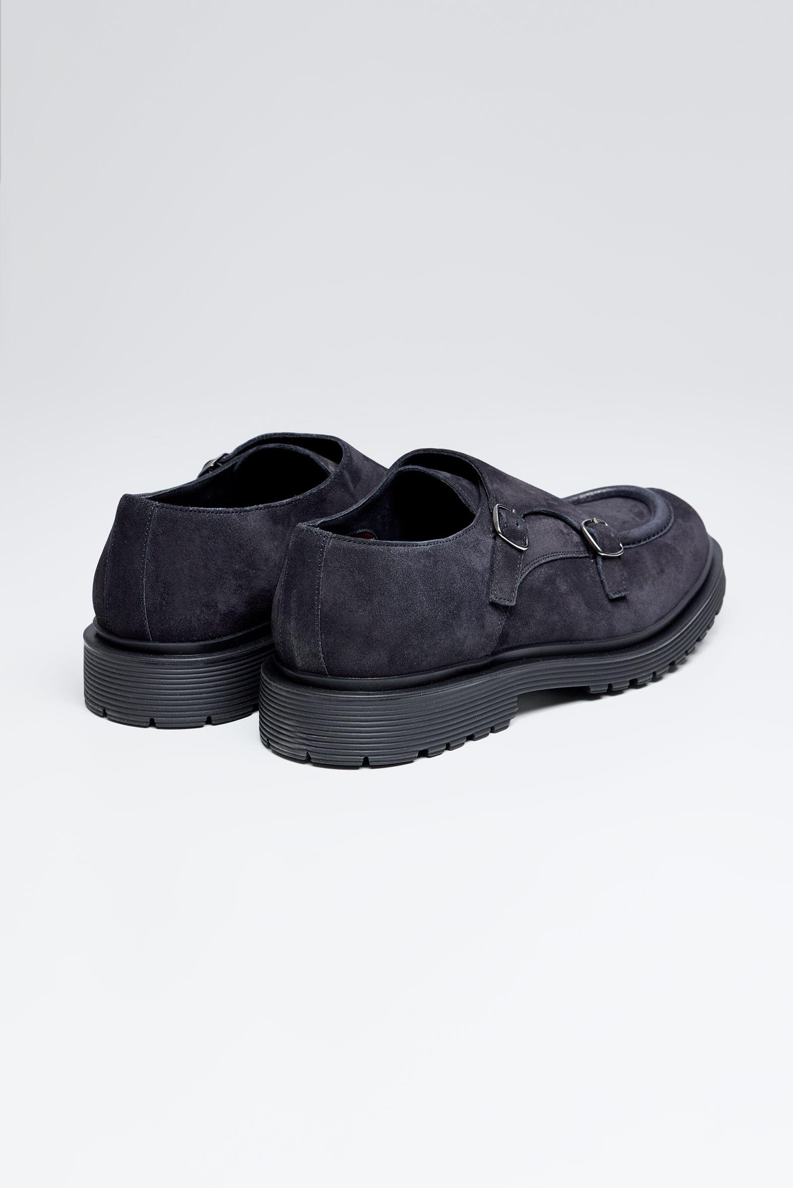 Antrasit Gri Tokalı Süed Ayakkabı