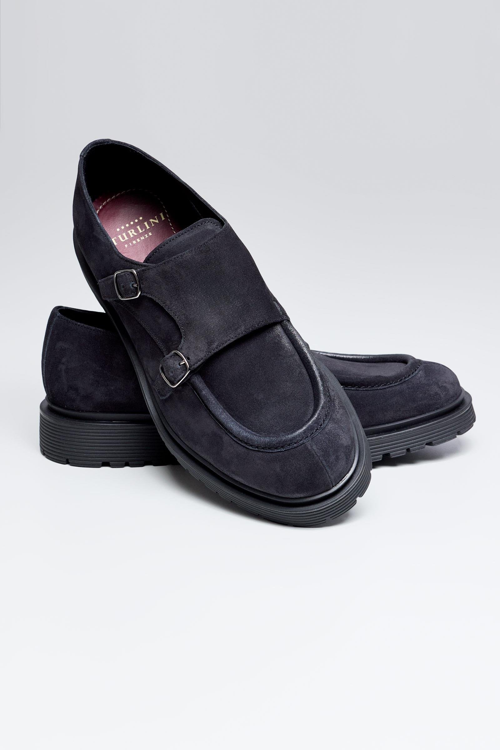 Antrasit Gri Tokalı Süed Ayakkabı