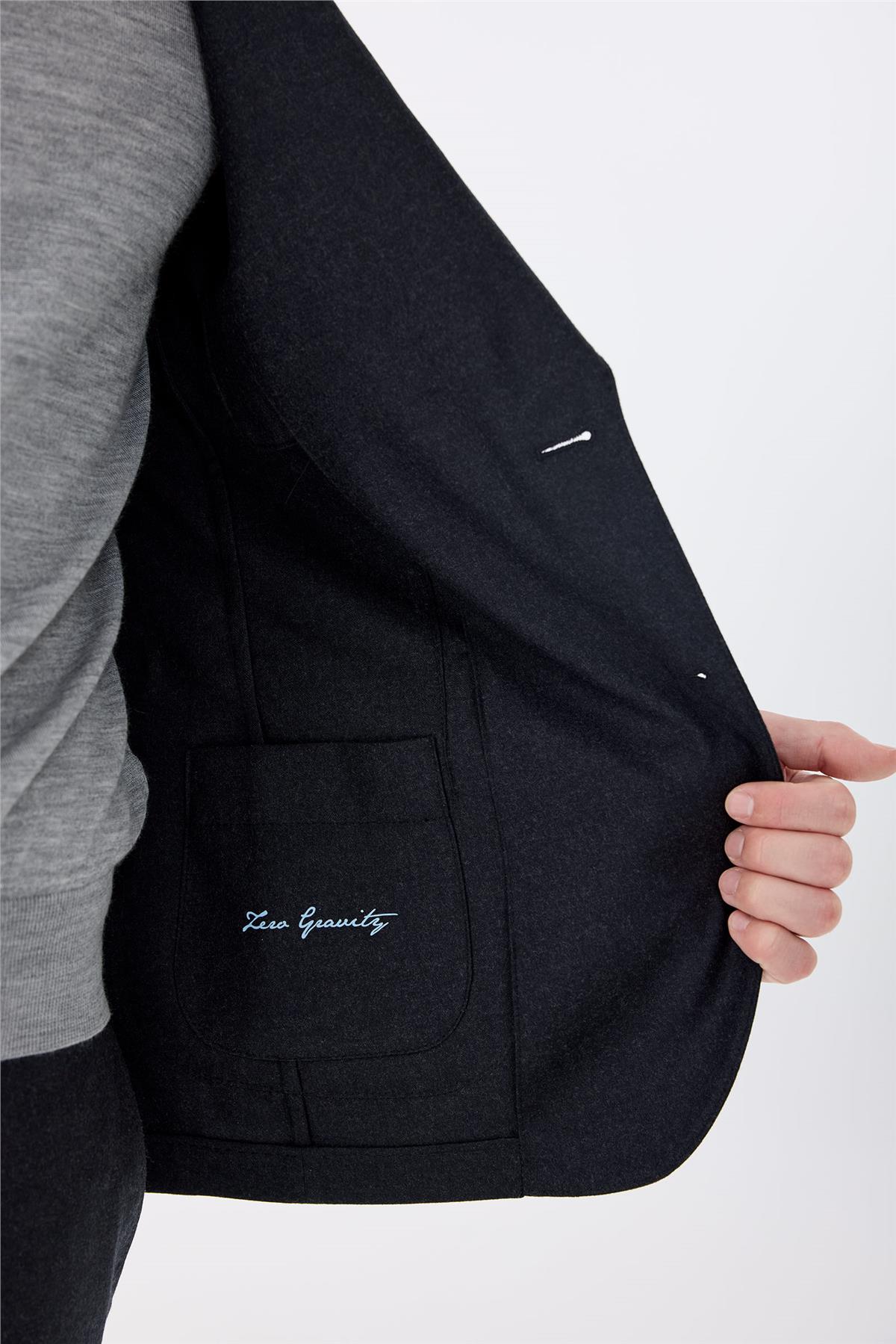 Antrasit Gri Yün Takım Elbise 