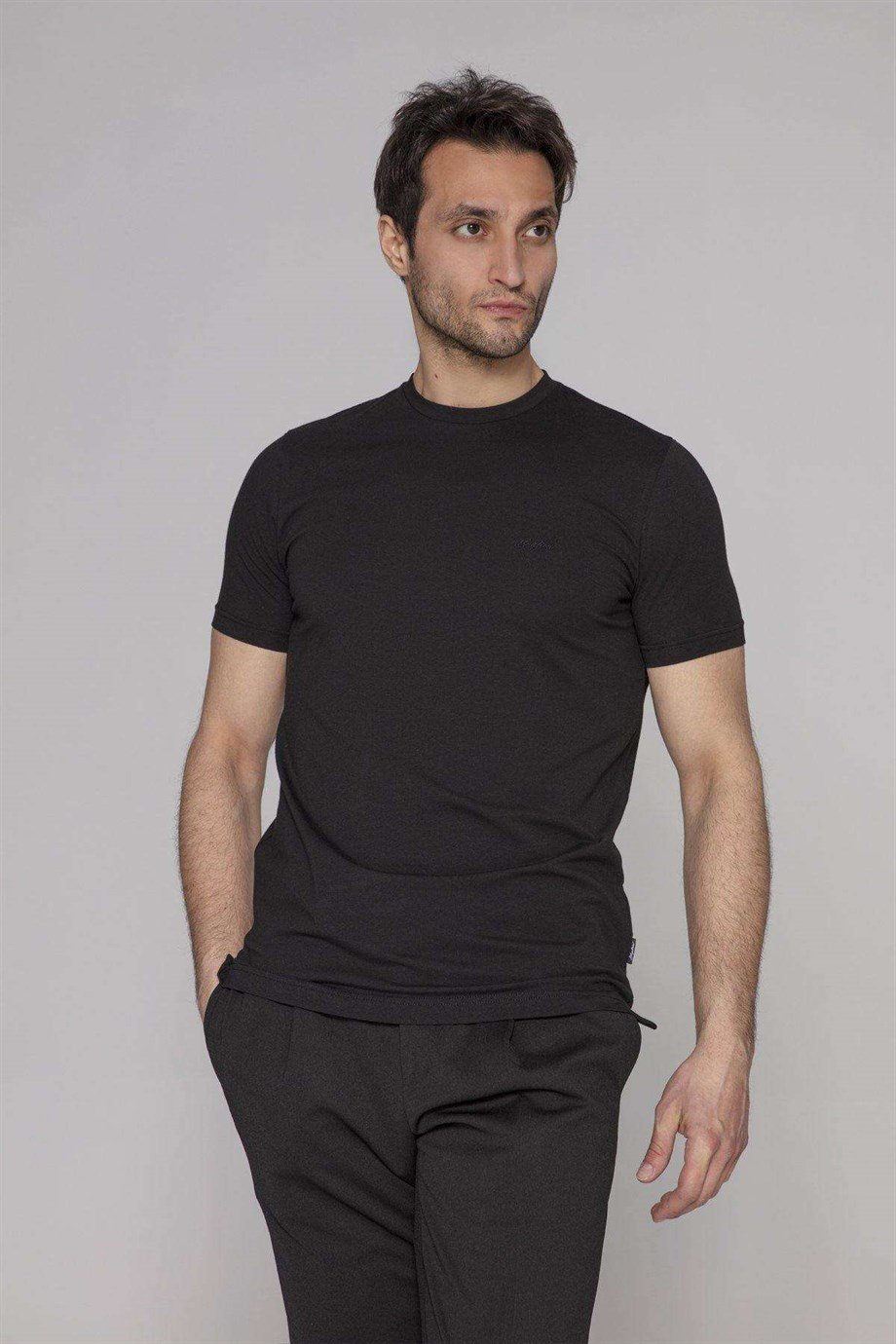 Baglioni Siyah Basic Tişört
