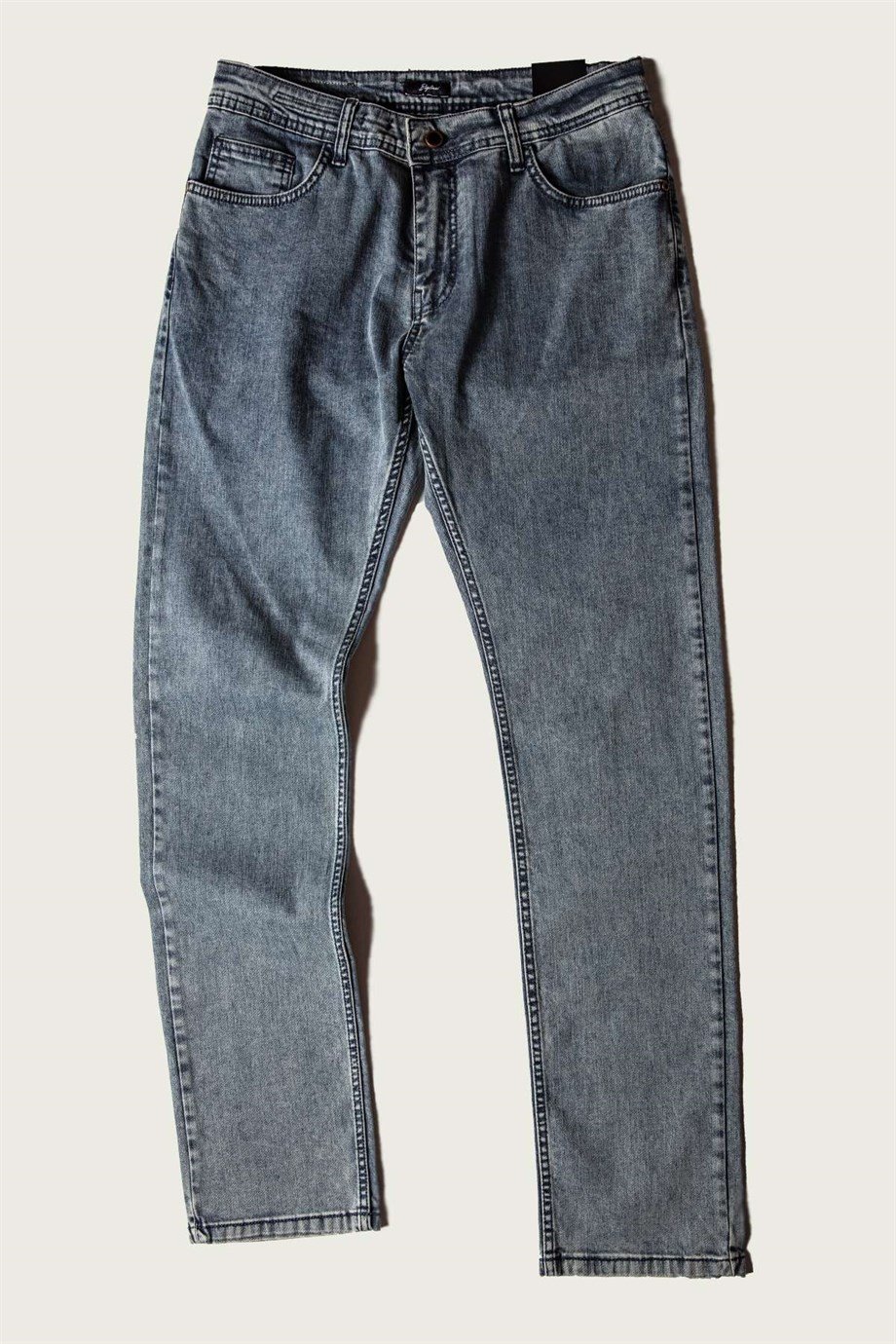 Baglioni Taşlama Gri Jean Pantolon