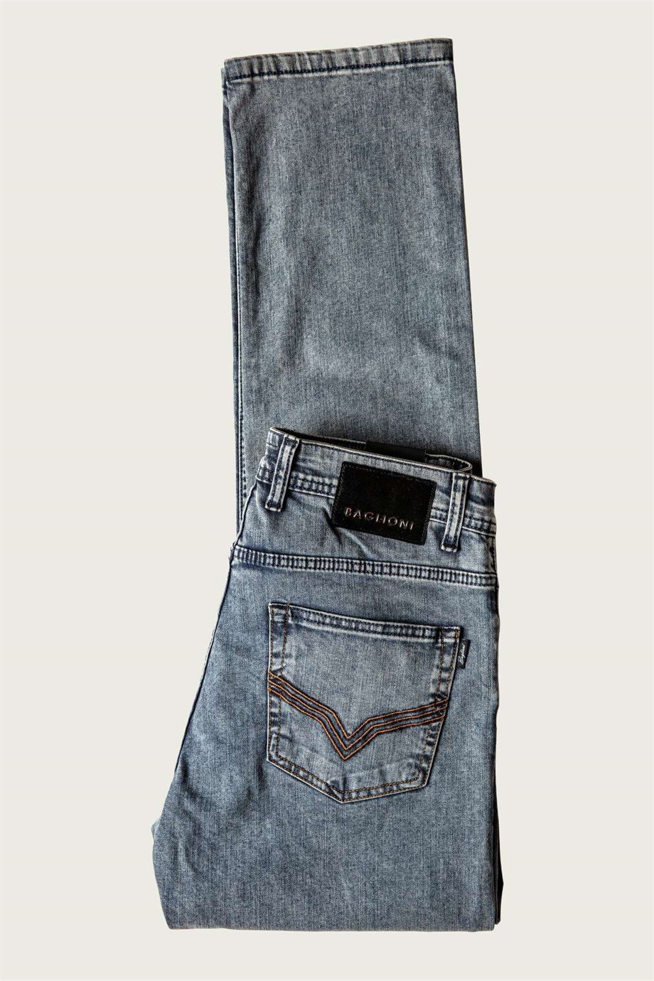 Baglioni Taşlama Gri Jean Pantolon
