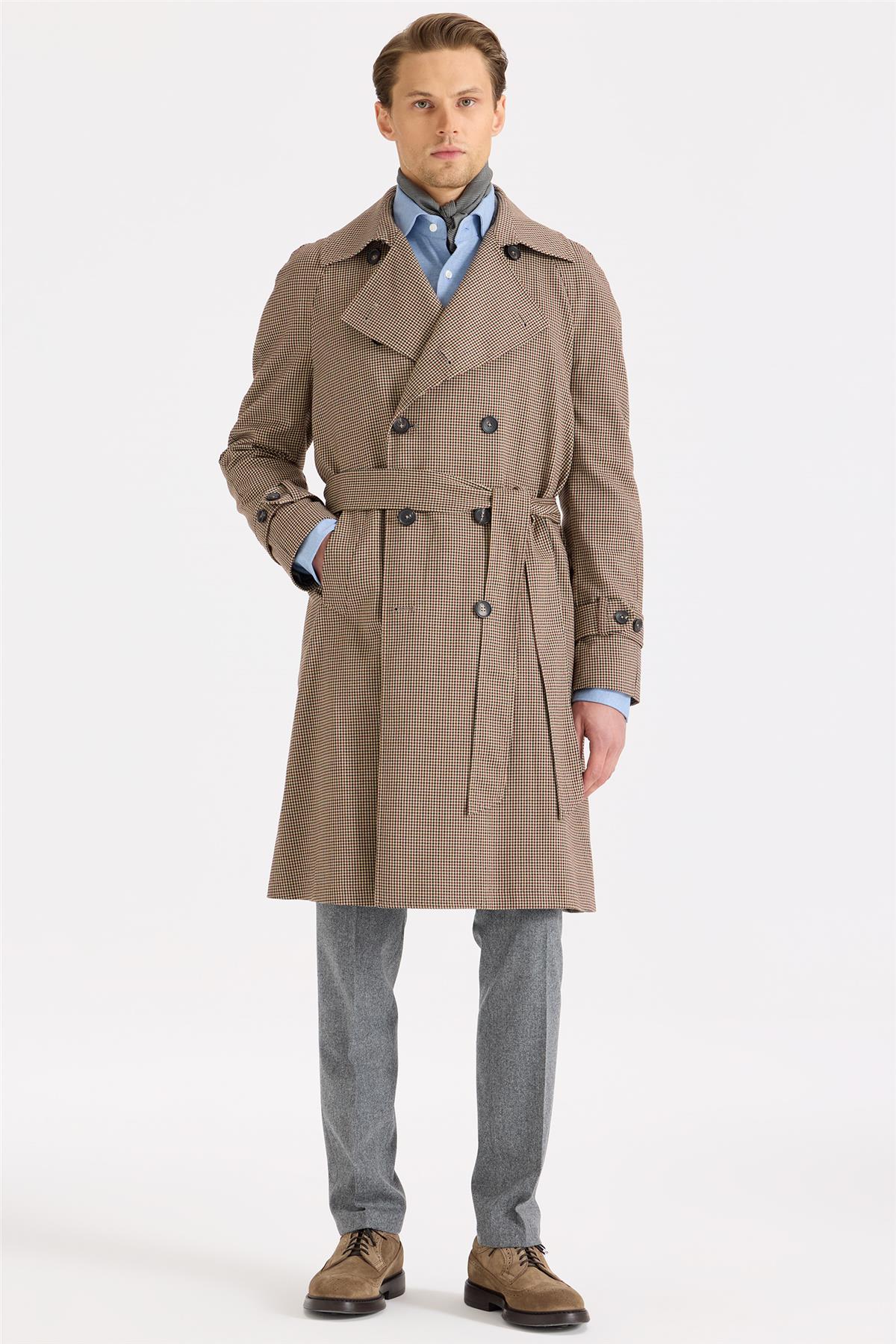 Bej Kruvaze Pardösü