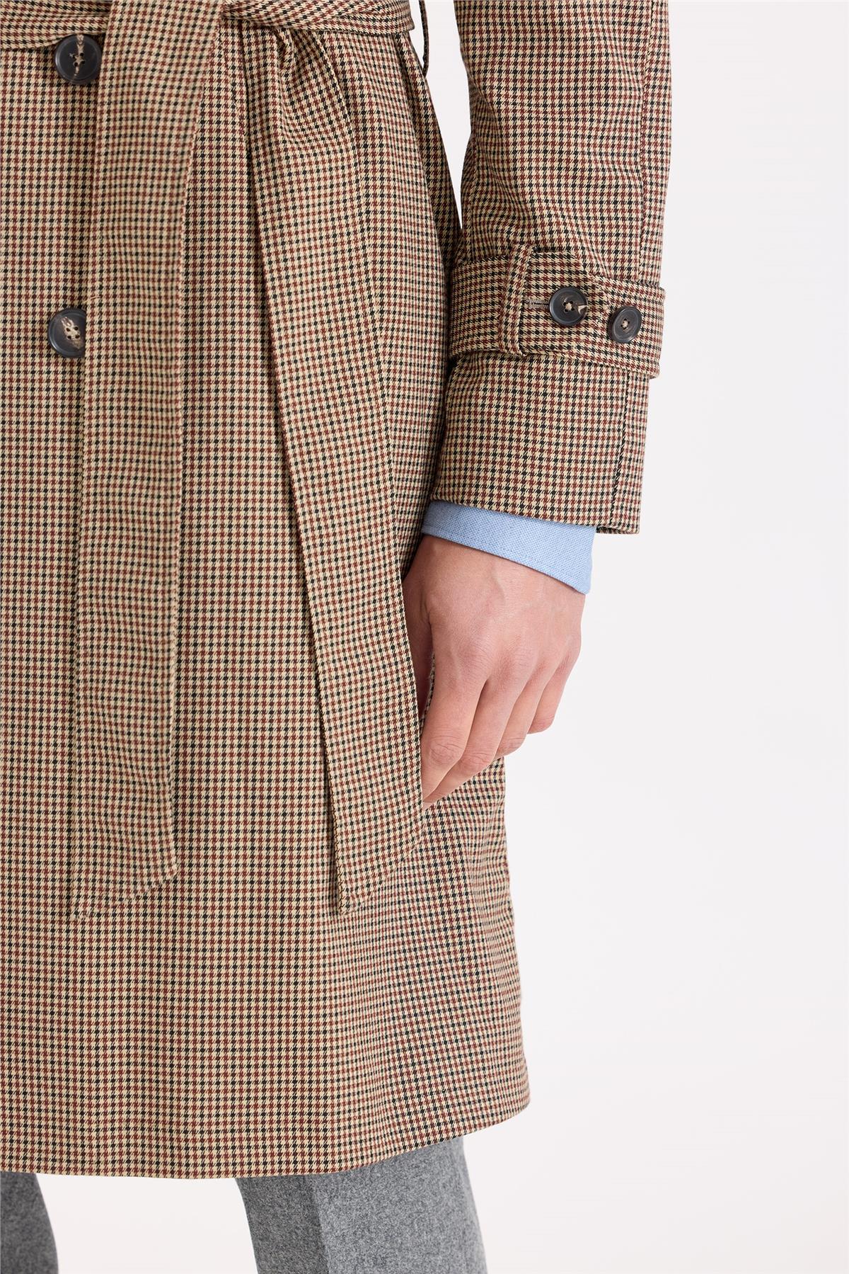 Bej Kruvaze Pardösü