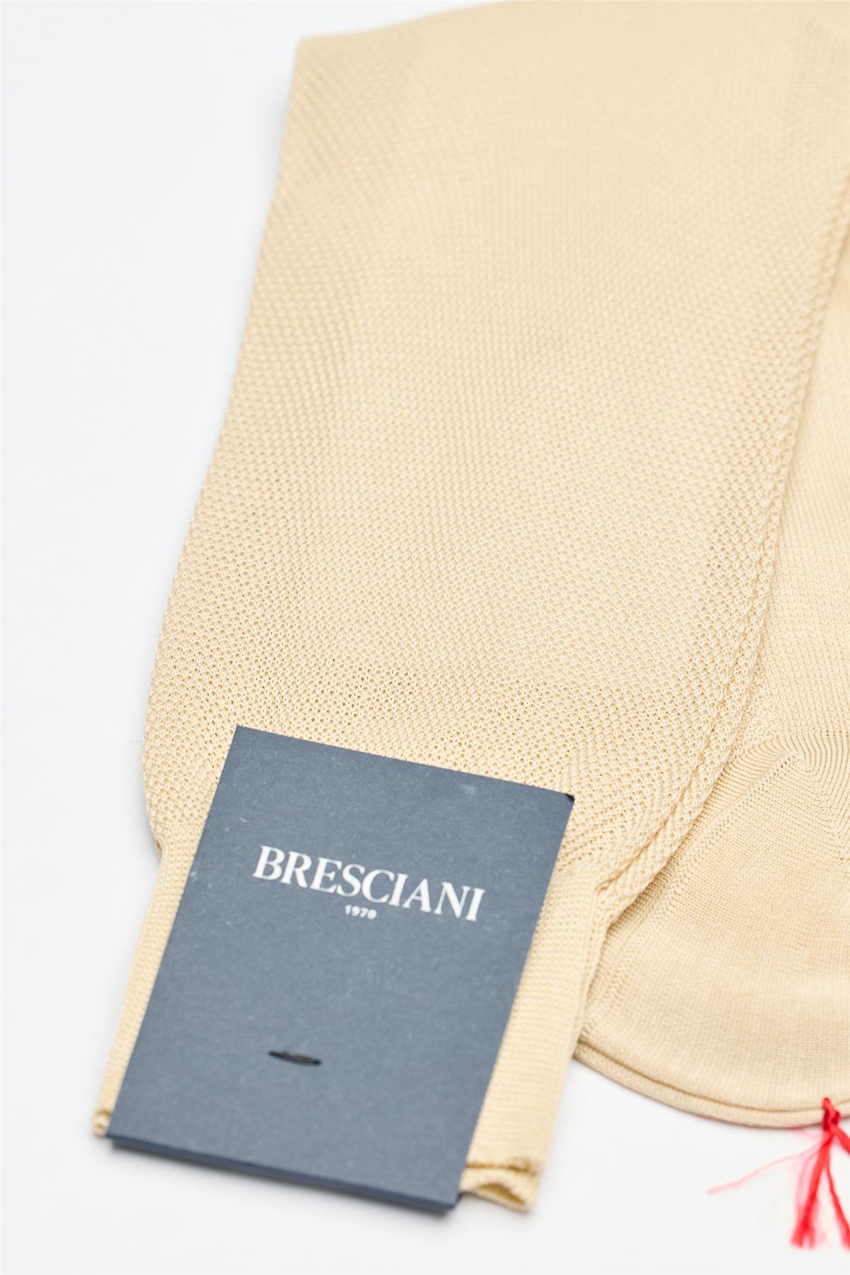 Bej Merserize Pamuk Çorap