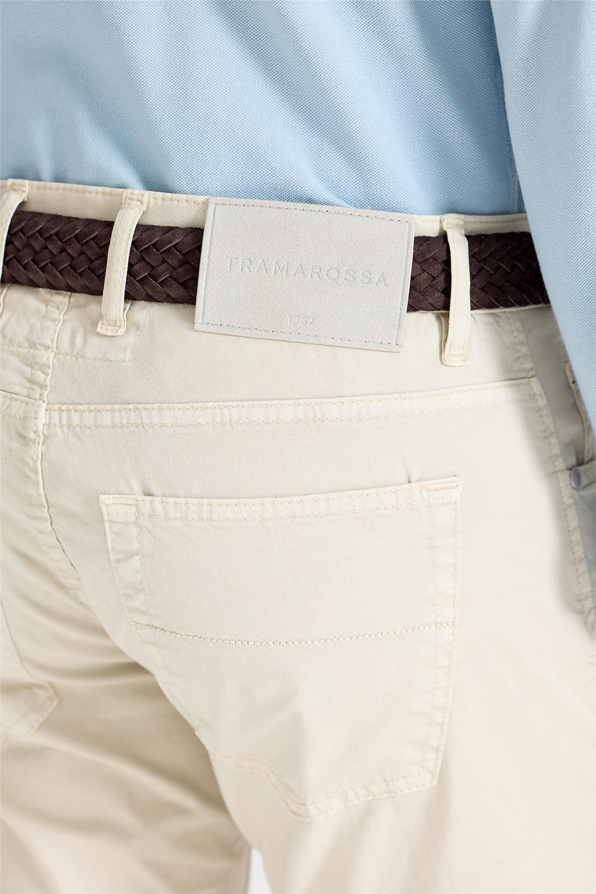 Bej Pamuk Chino Pantolon