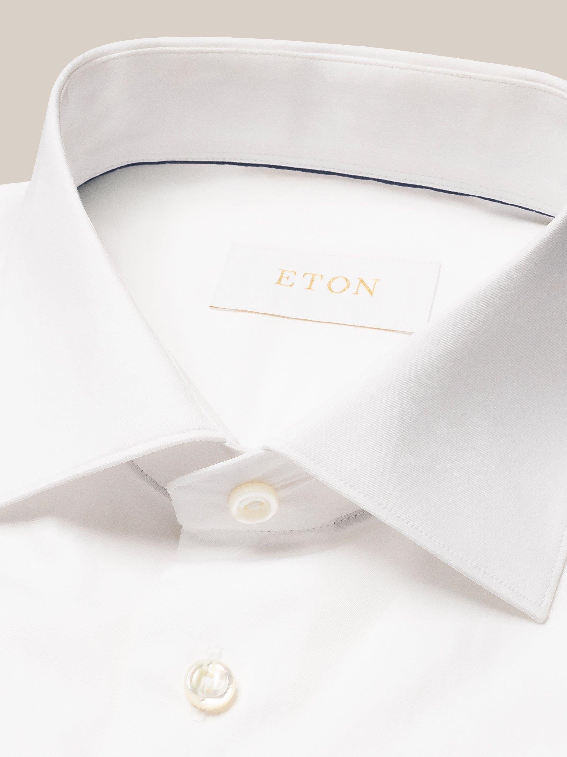 Beyaz Elevated Organik Pamuk Gömlek