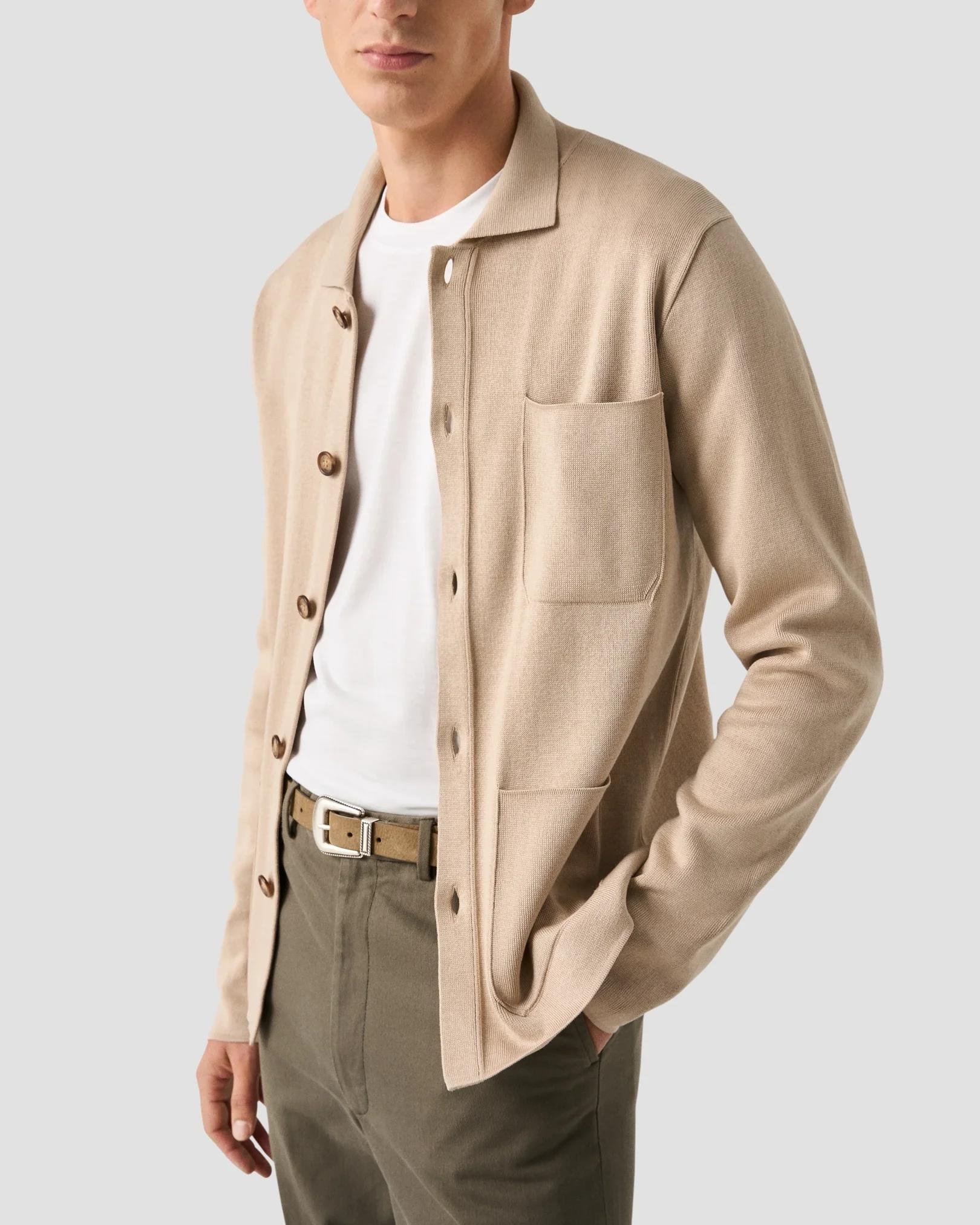 Beyaz Pamuk İpek T-Shirt