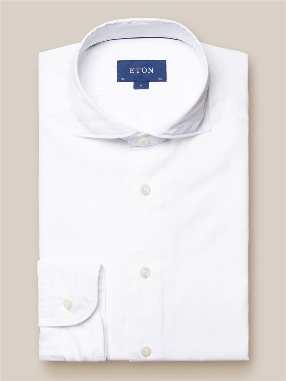 Beyaz Pamuk & Tensel Kumaş Gömlek