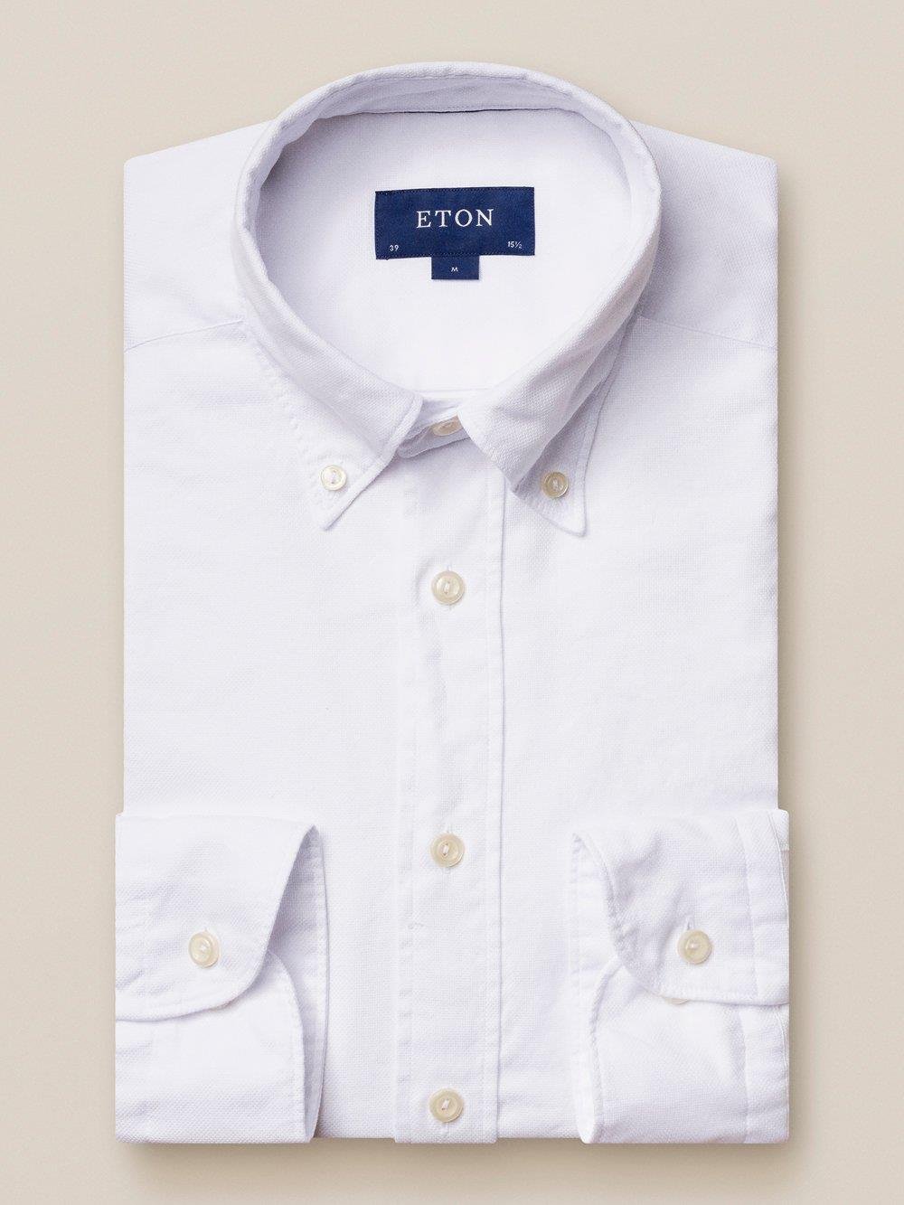 Beyaz Royal Oxford Pamuk Gömlek