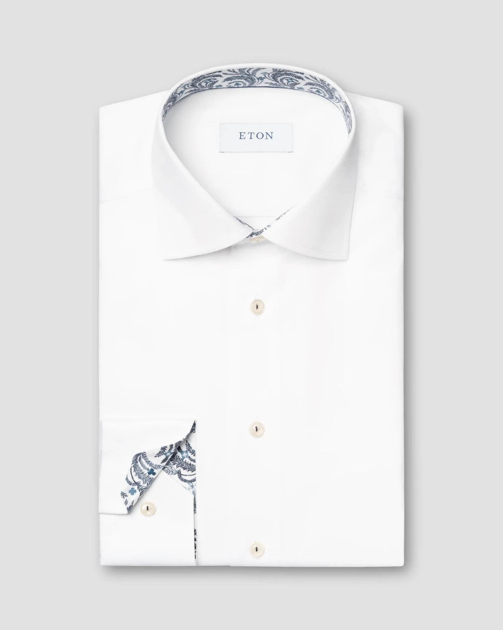 Beyaz Signature Twill Pamuk Gömlek