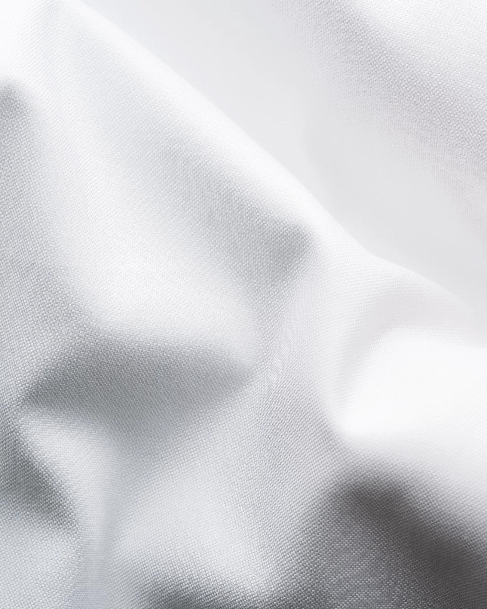 Beyaz Yaka Düğmeli Oxford Pamuk Gömlek 