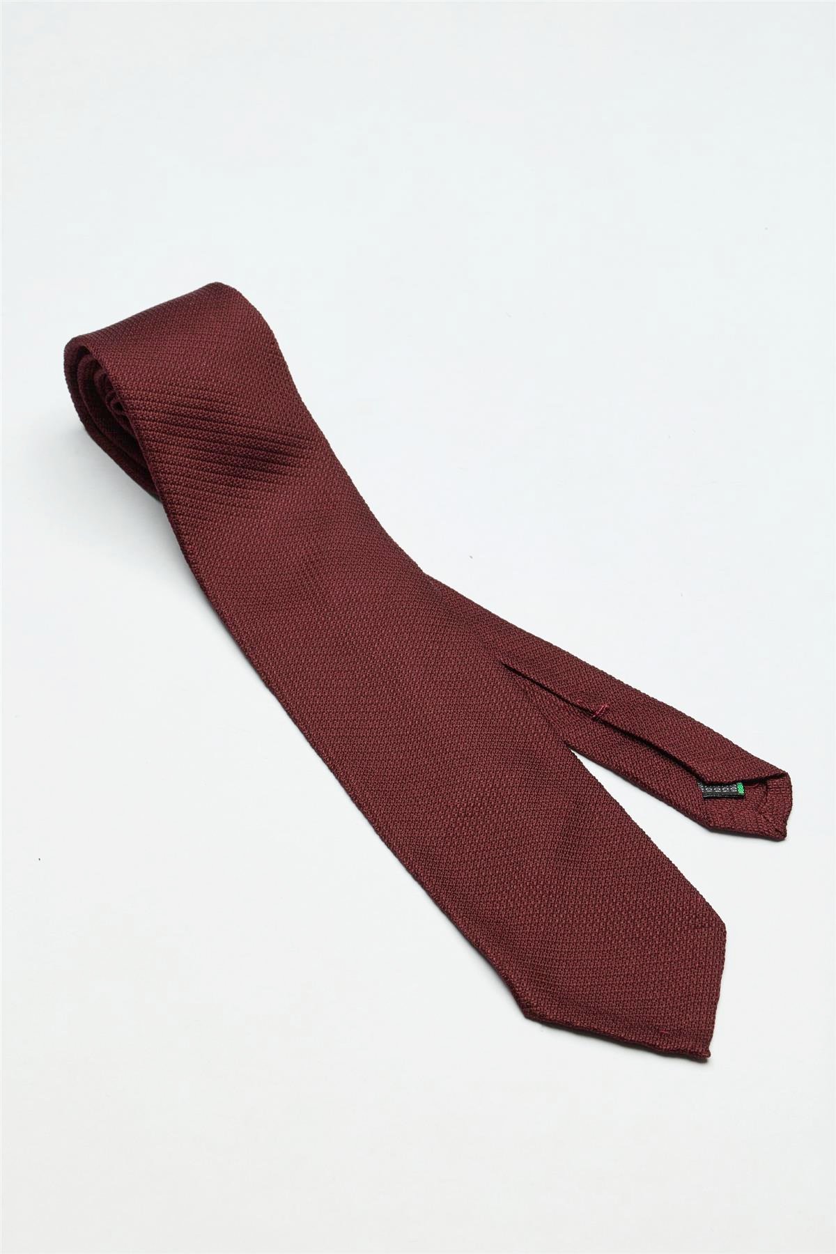 Bordo Garza İpek Kravat