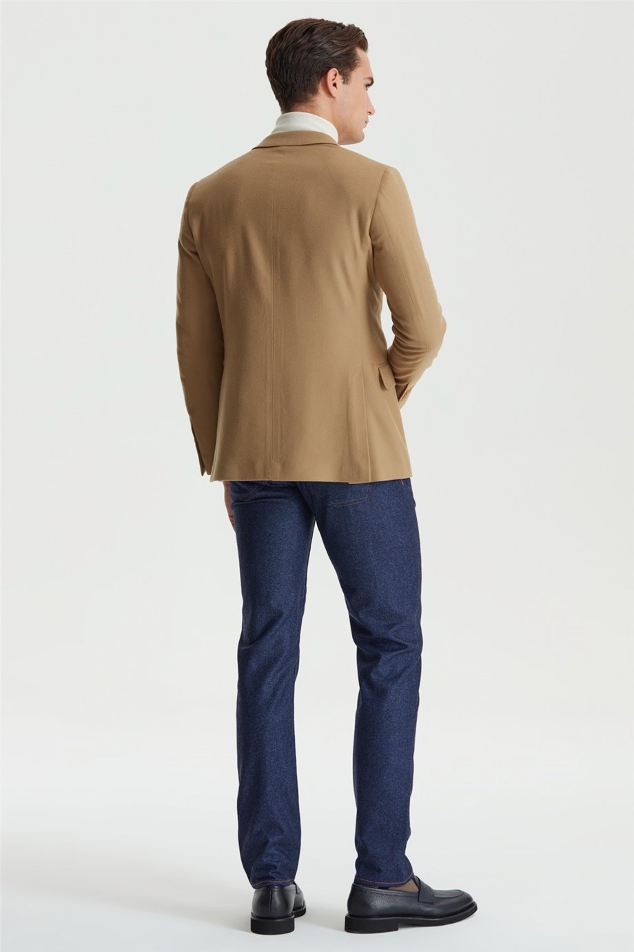 Camel Renk Yün Ceket