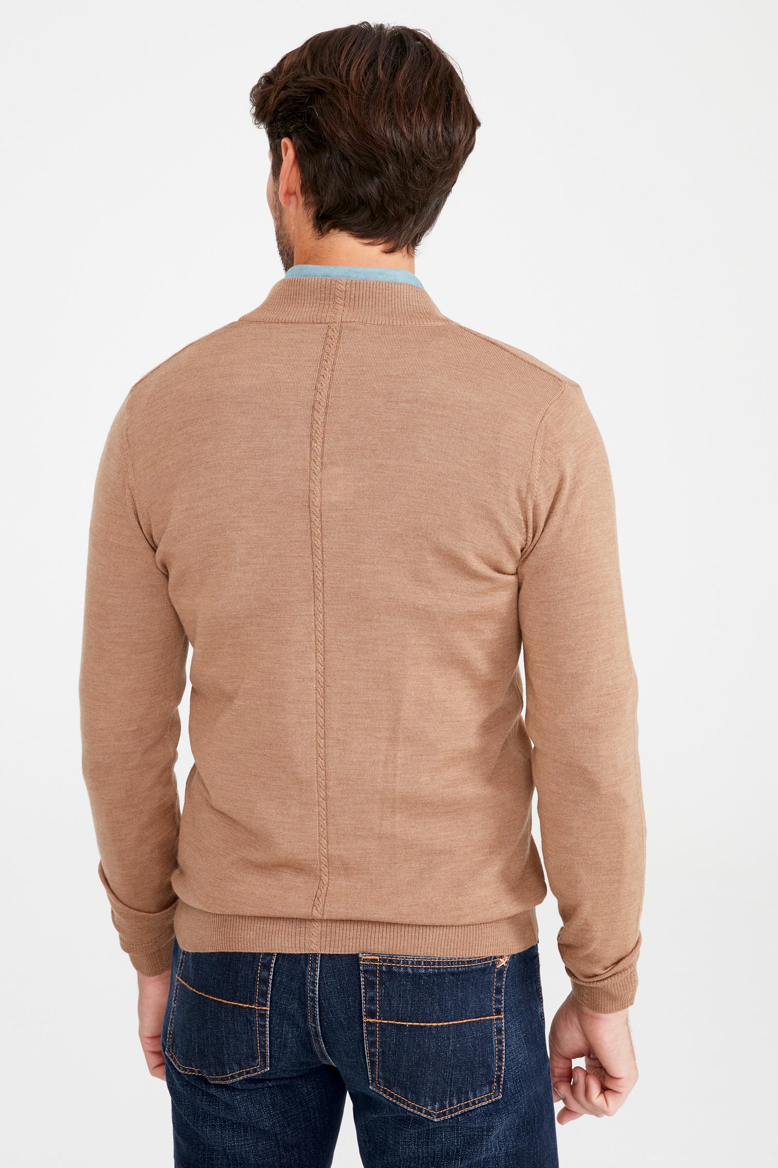 Camel Trio Yaka Yün Triko