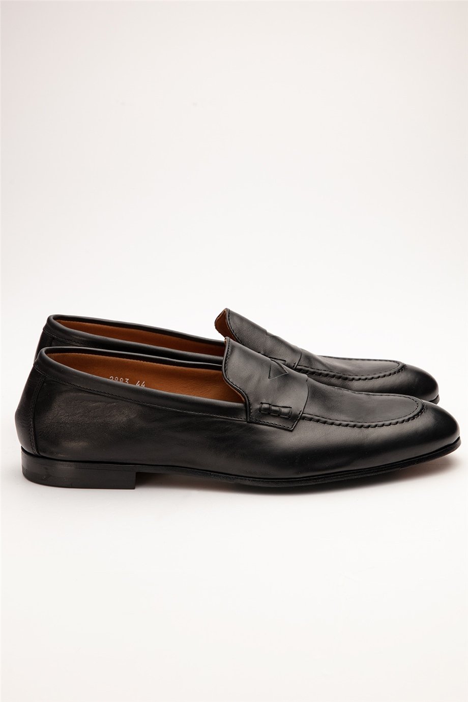 Douca’s Siyah Erkek Deri Loafer