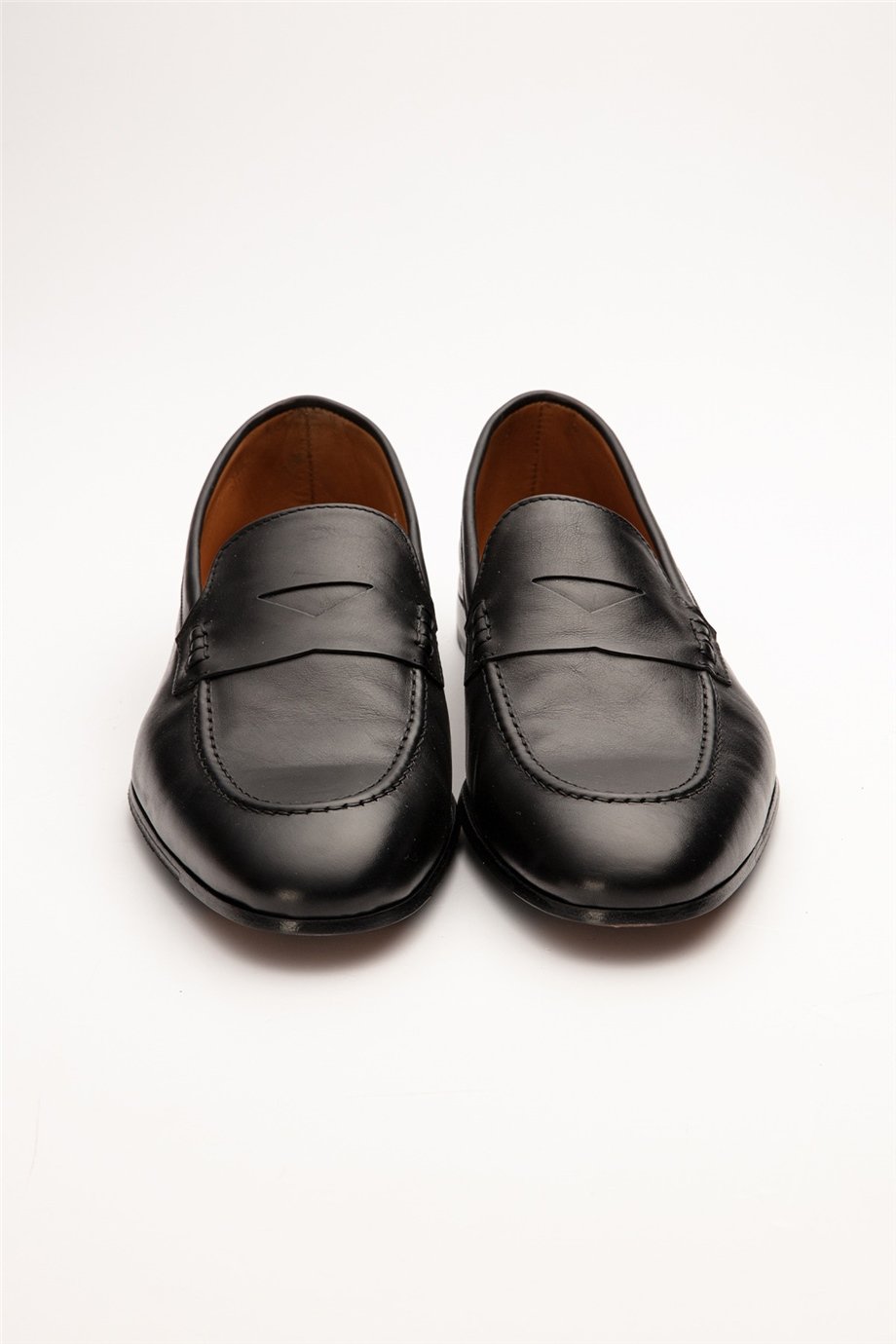 Douca’s Siyah Erkek Deri Loafer
