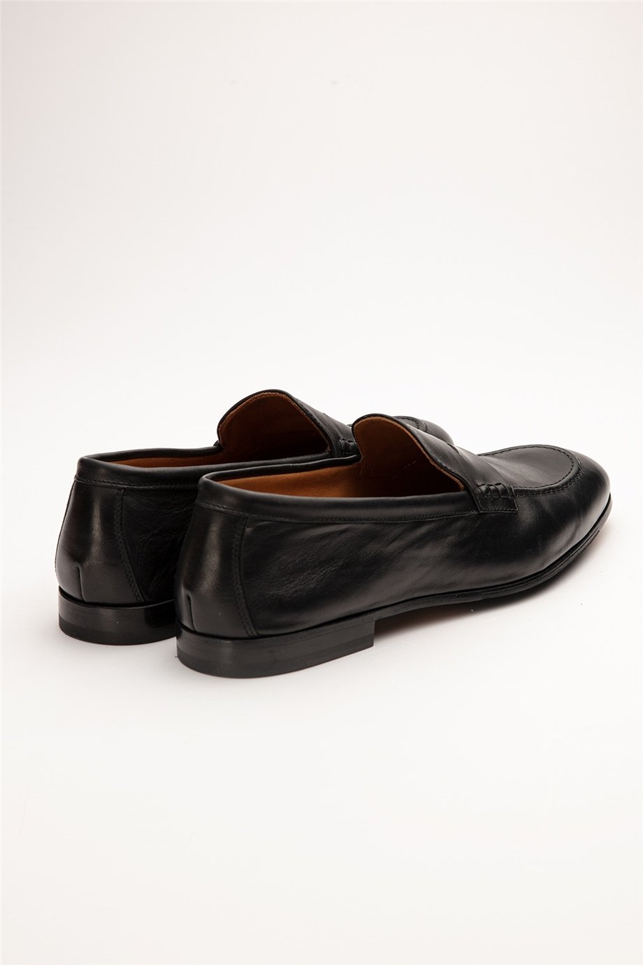 Douca’s Siyah Erkek Deri Loafer