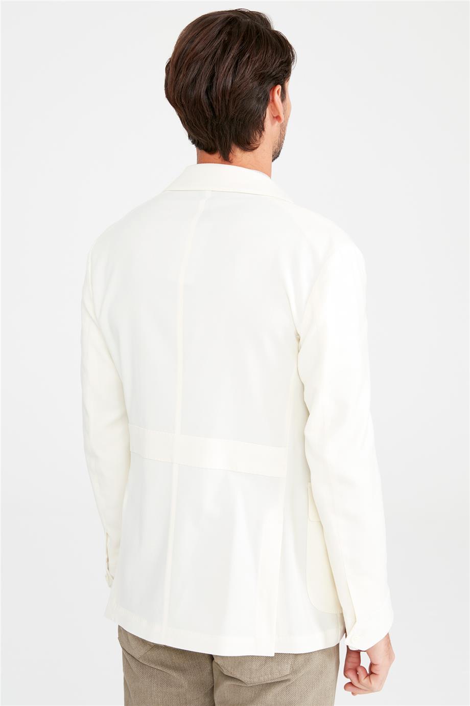 Ekru Sahariana Zero Gravity Yün Ceket