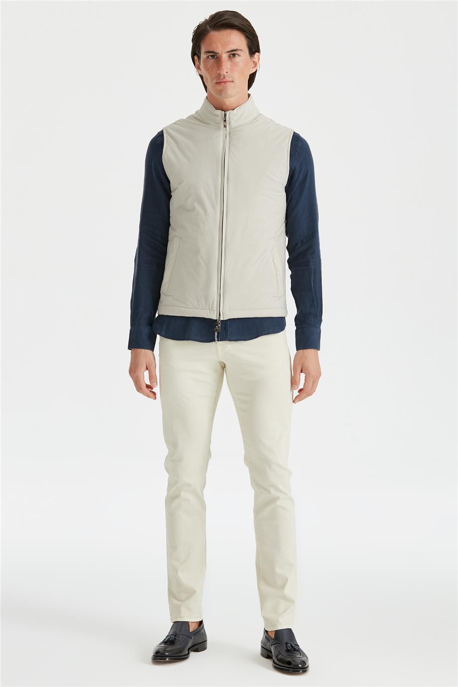 Ekru Su Geçirmez Yelek