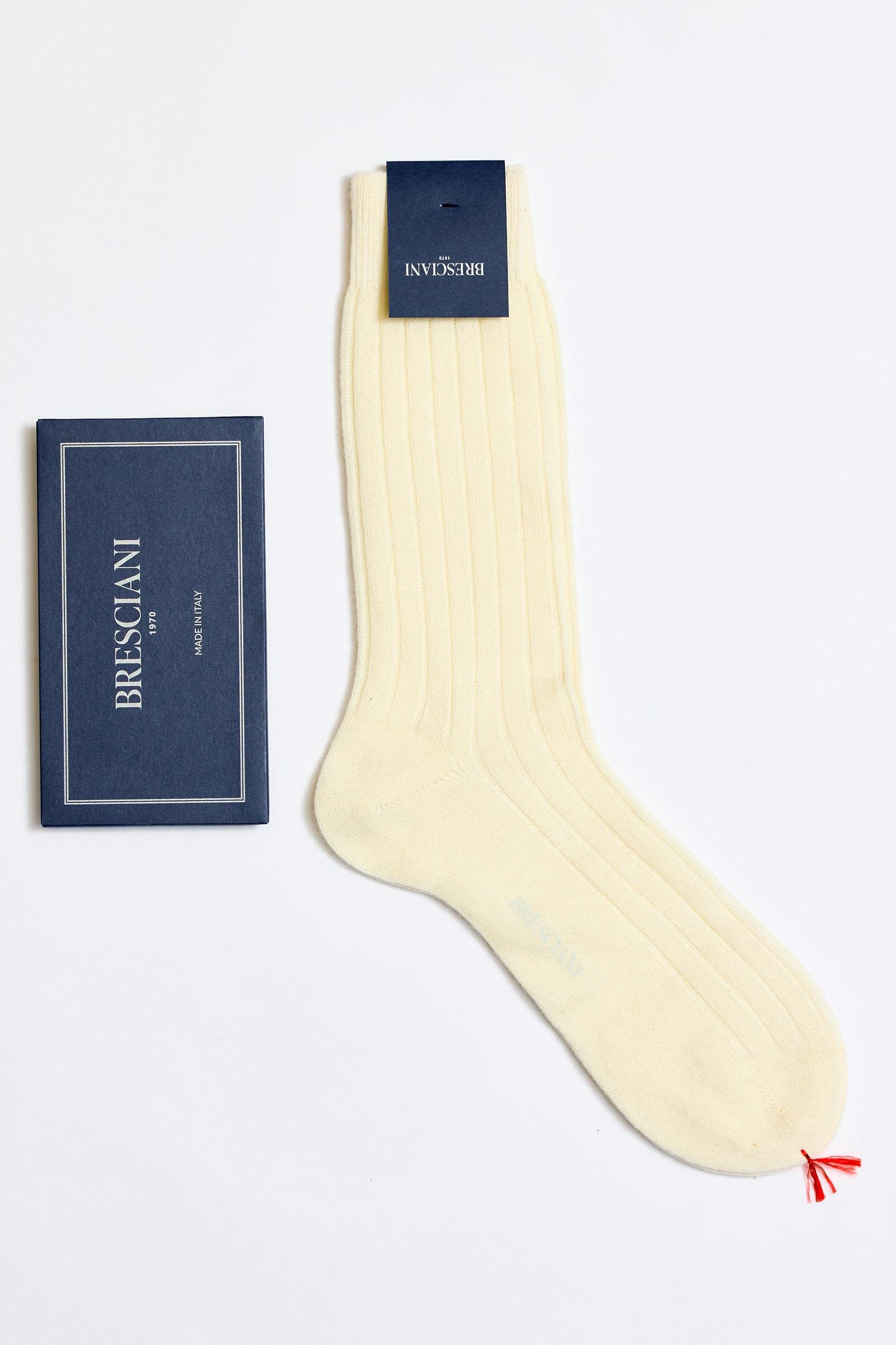 Ekru Yün Kaşmir Çorap