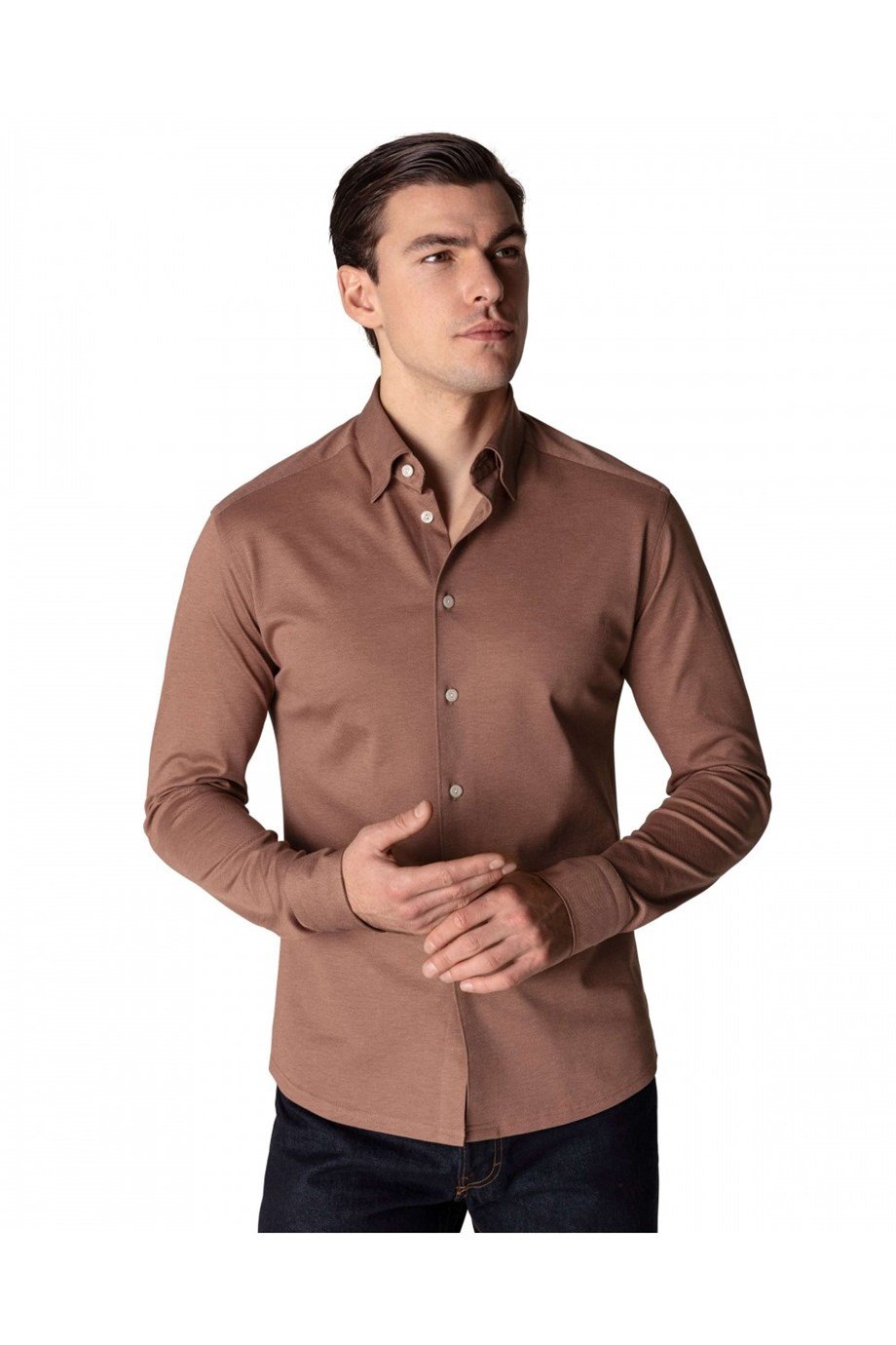 Eton Kahverengi Polo Gömlek