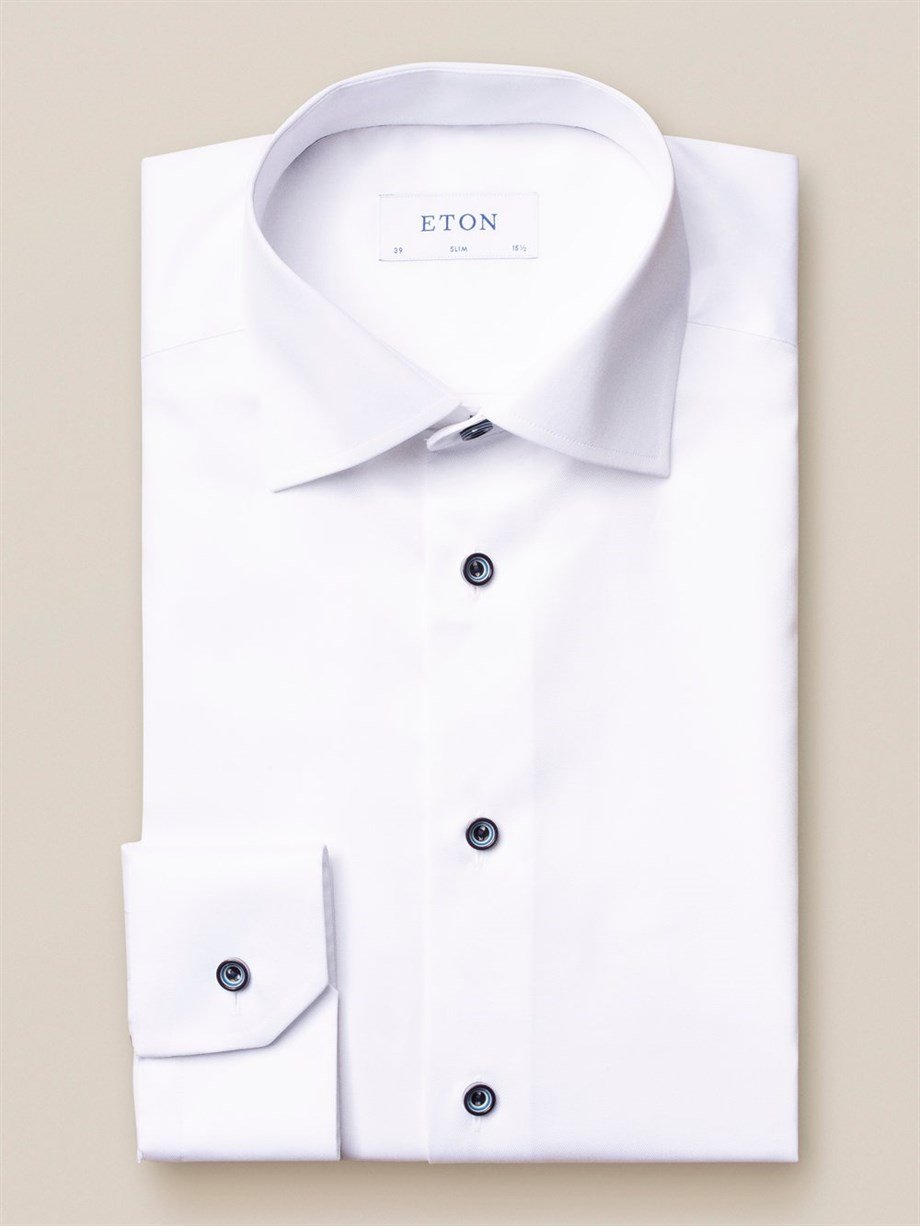 Eton Klasik Beyaz Gömlek