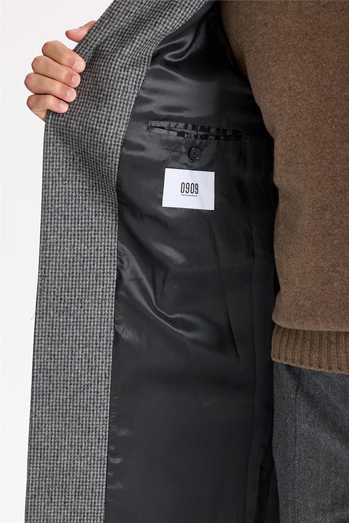 Füme Raglan Yün Kaşmir Palto