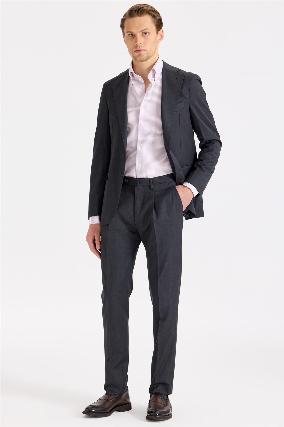 Füme Yün Takım Elbise