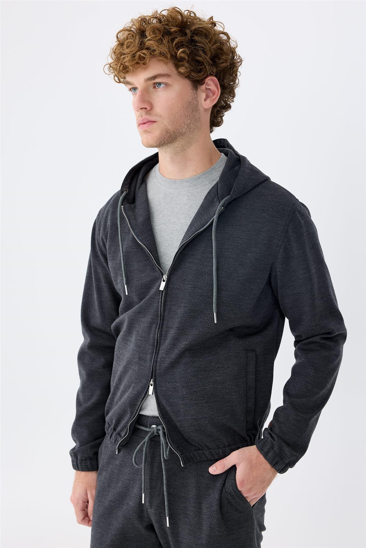 Füme Yün Teknik Takım Elbise 