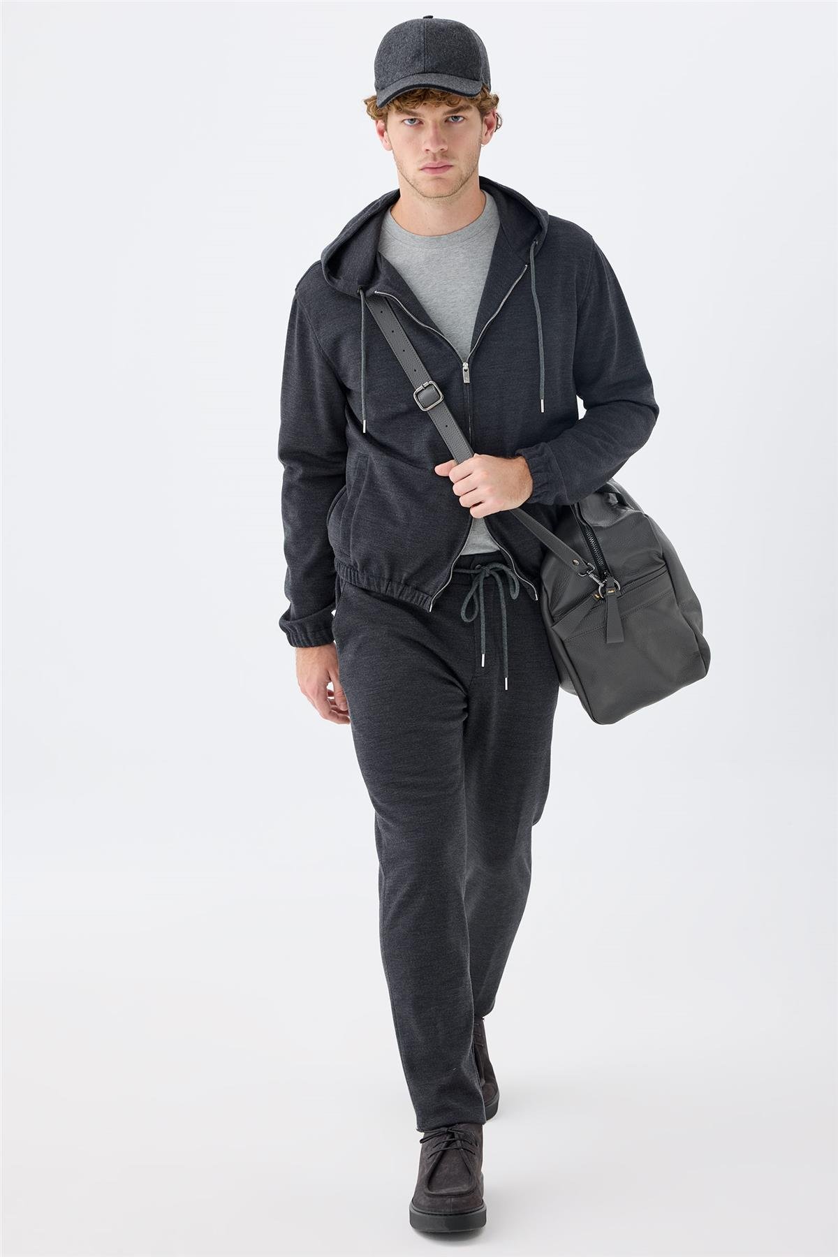 Füme Yün Teknik Takım Elbise 