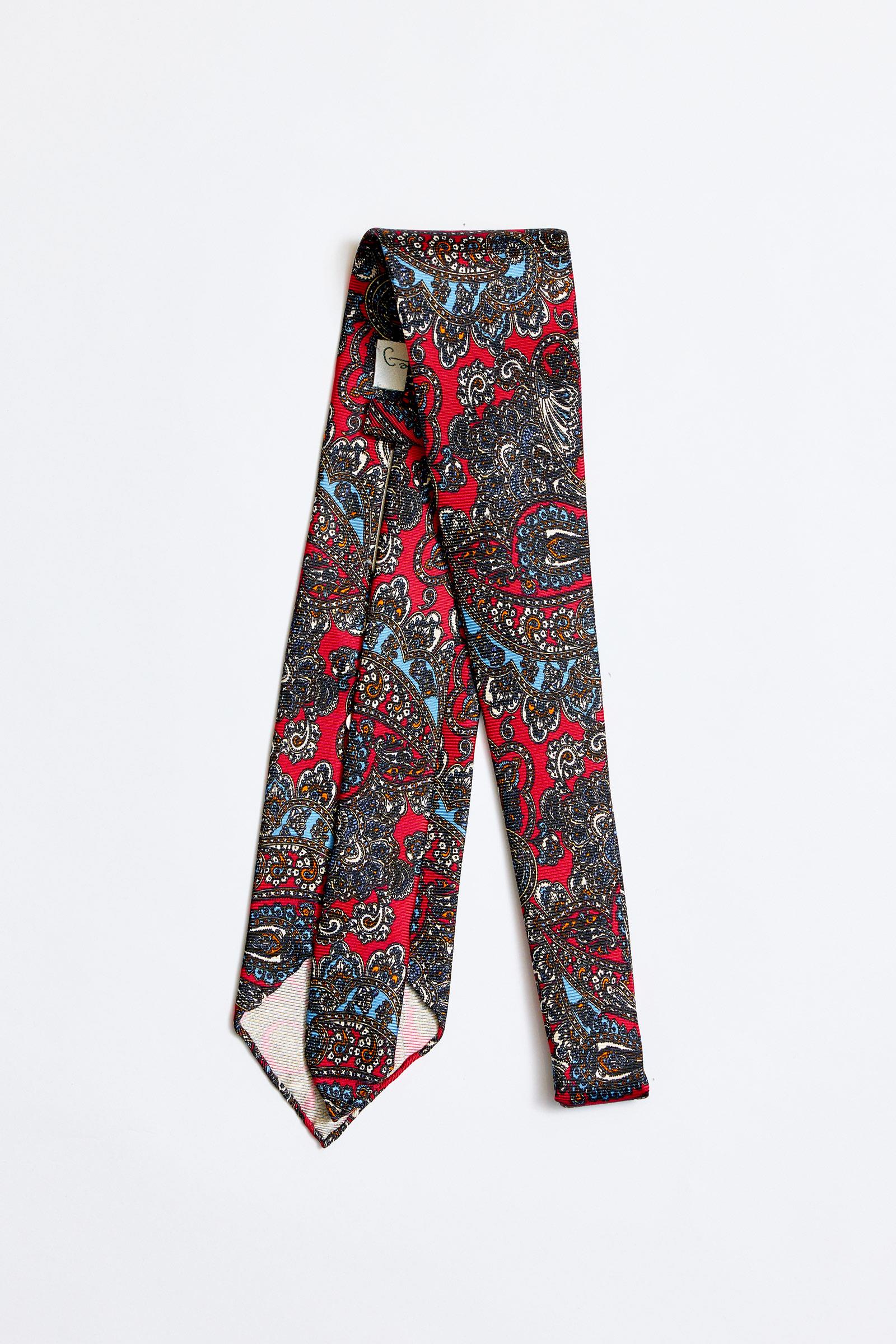 Fuşya Astarsız 3 Fold İpek Kravat