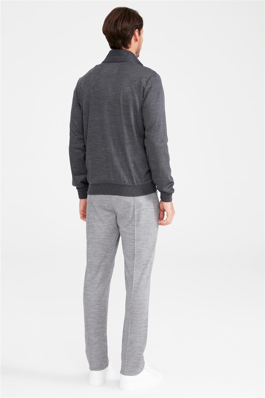 Gri Erkek Yün Eşofman Takımı