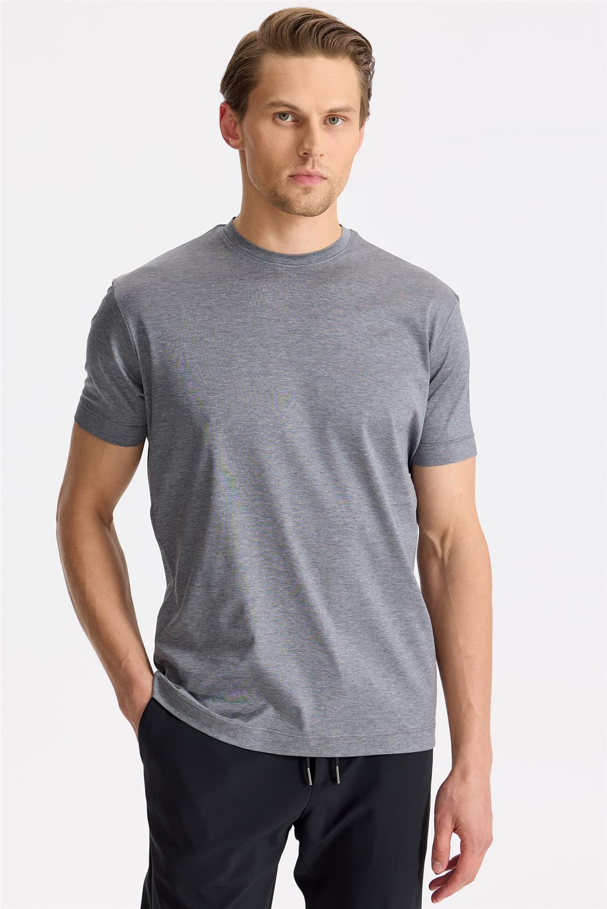 Gri Pamuk T-shirt