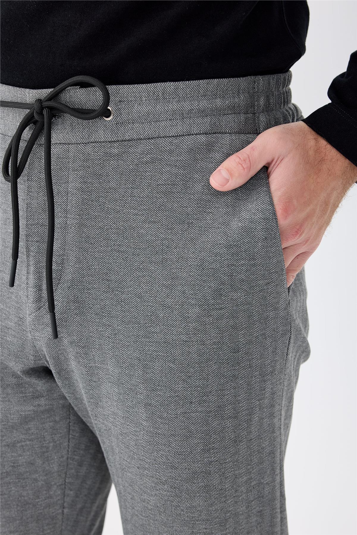 Gri Running Spor Takım Elbise 